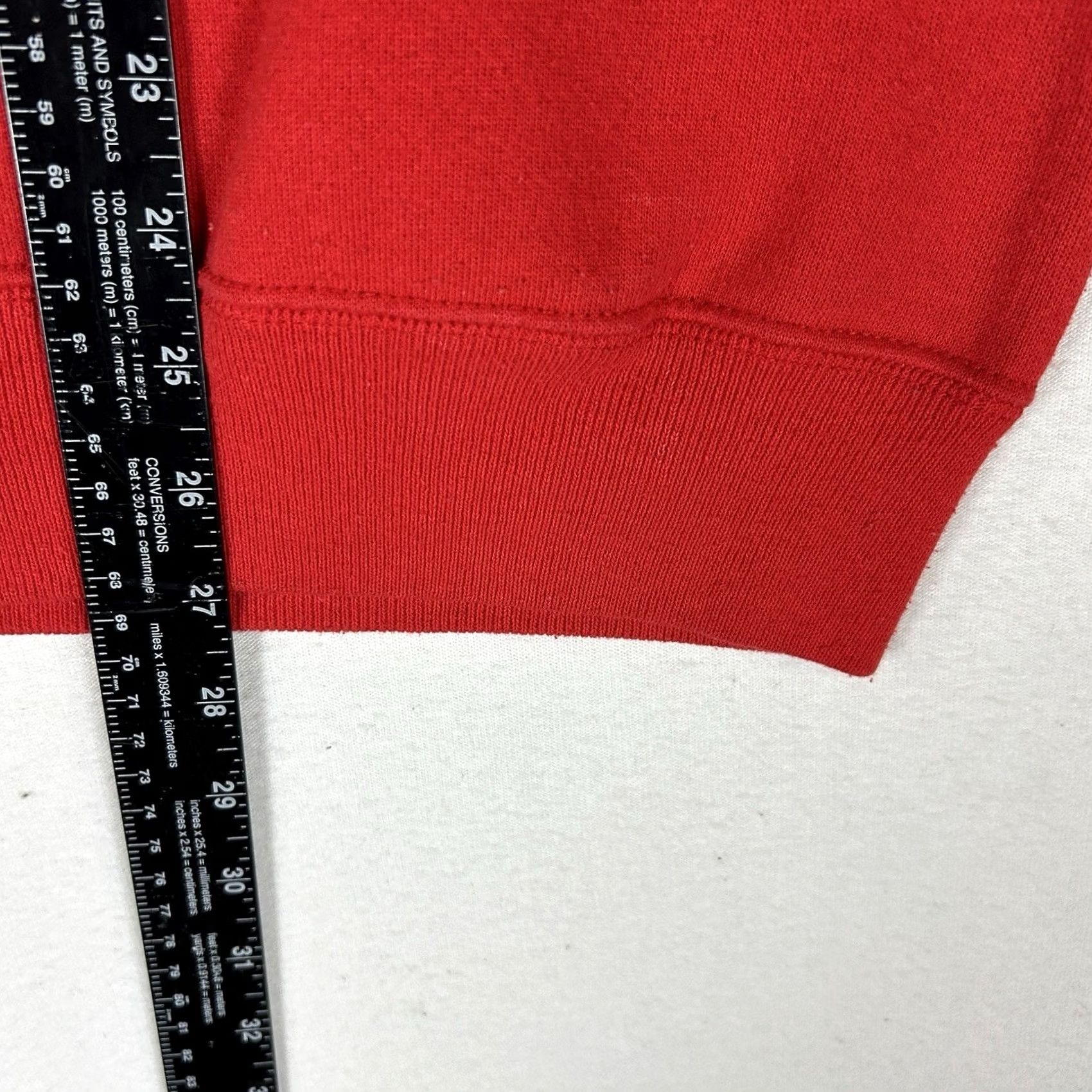 Hanes VINTAGE Hanes Sweatshirt Lakes Tahoe Lake Tahoe Moose 90s USA Mens Large Red Graphic Print Crew Neck Wool Blend Fleece Pullover Winter Fall Size US L / EU 52-54 / 3 - 7 Thumbnail