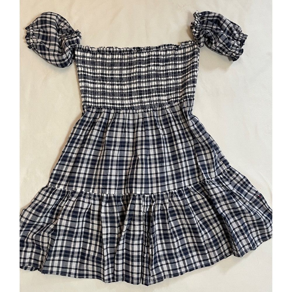 Tommy Hilfiger NWT New $119 Tommy Hilfiger Smocked Off Shoulder Puff Sleev Size XL / US 12-14 / IT 48-50 - 6 Thumbnail