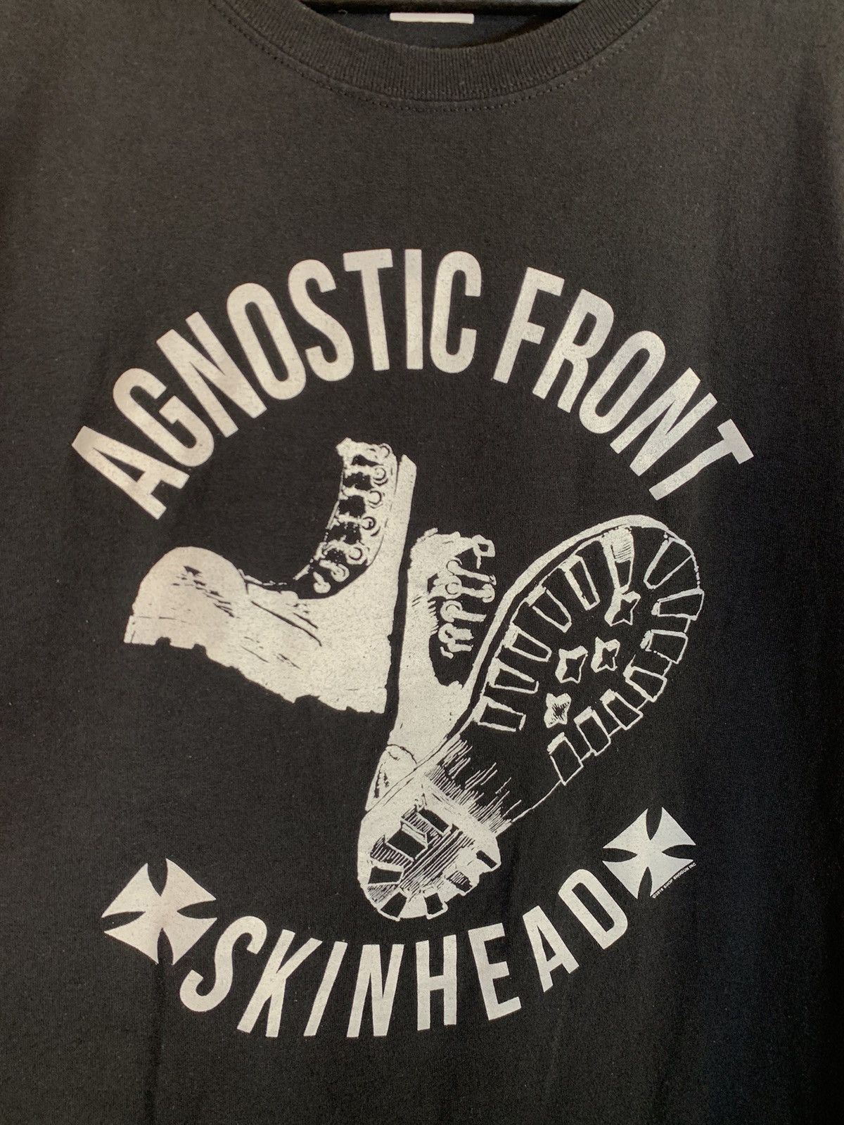 Band Tees *RARE* Agnostic Front Punk Skinhead Anti Nazi Band T-Shirt L Size US L / EU 52-54 / 3 - 2 Thumbnail