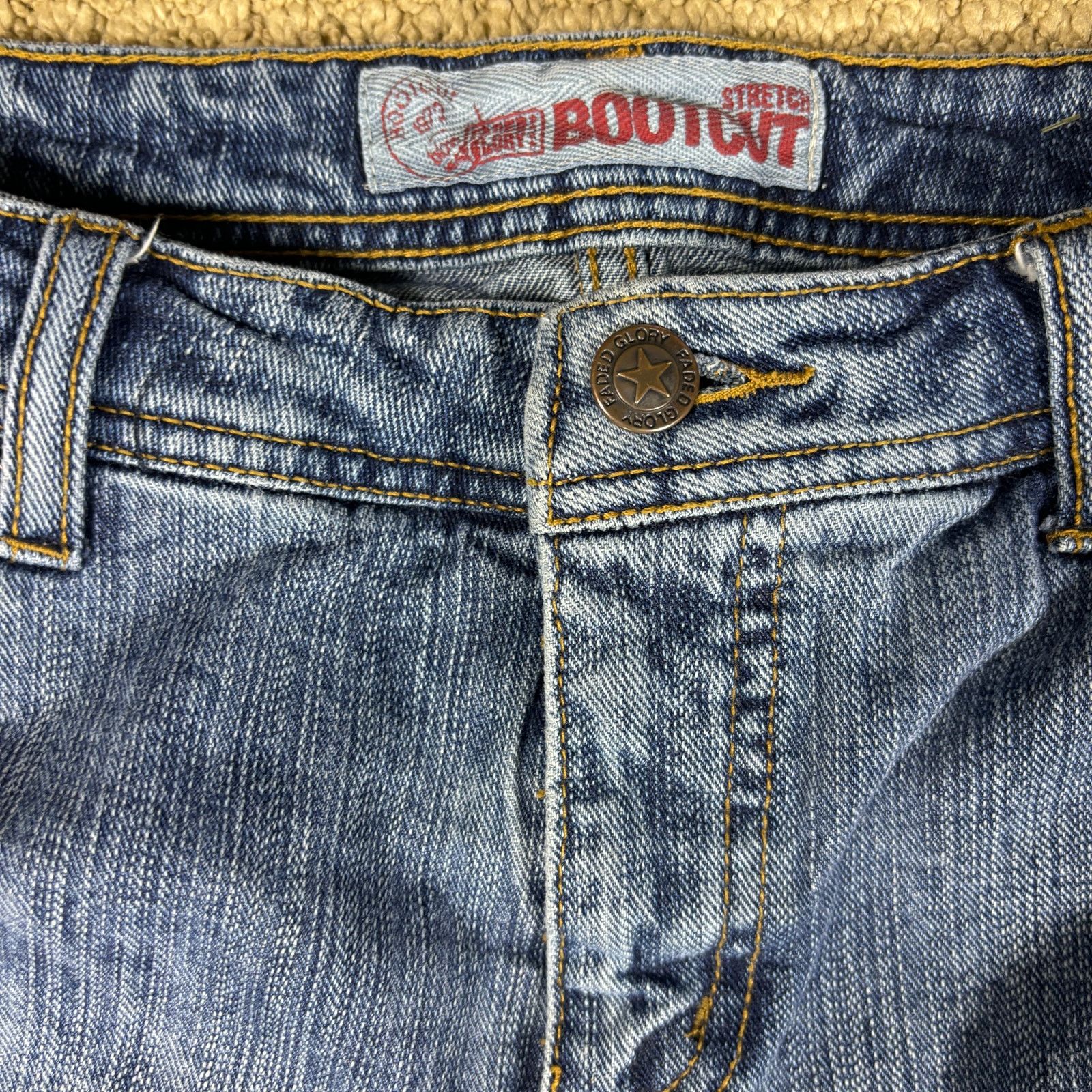 Faded Glory vintage y2k 2000s Faded Glory Stretch Bootcut flared wide 28 Size 28" / US 6 / IT 42 - 4 Thumbnail