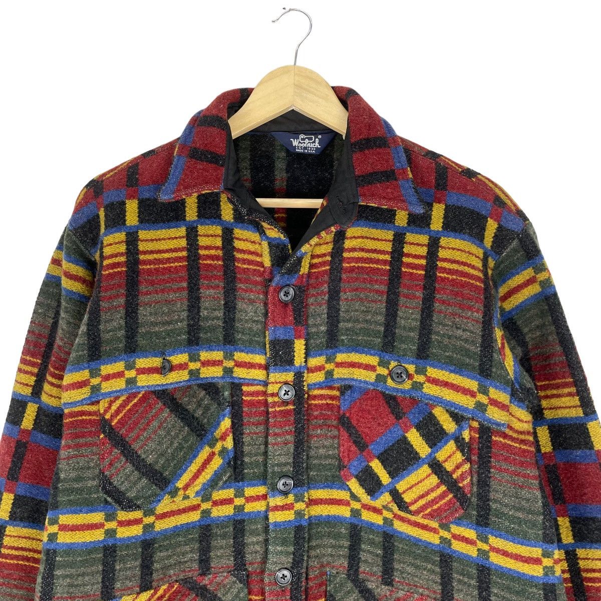 Woolrich Woolen Mills ☀️WOOLRICH STRIPES COLORWAY MULTI POCKET JACKET LIKE FILSON Size US M / EU 48-50 / 2 - 6 Thumbnail