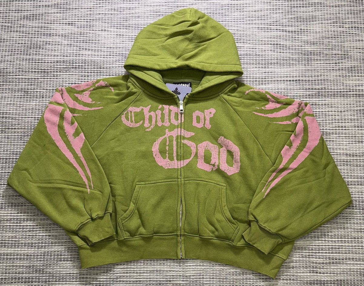 Other We Are Righteous Child Of God Zip Up Hoodie Size US M / EU 48-50 / 2 - 1 Thumbnail