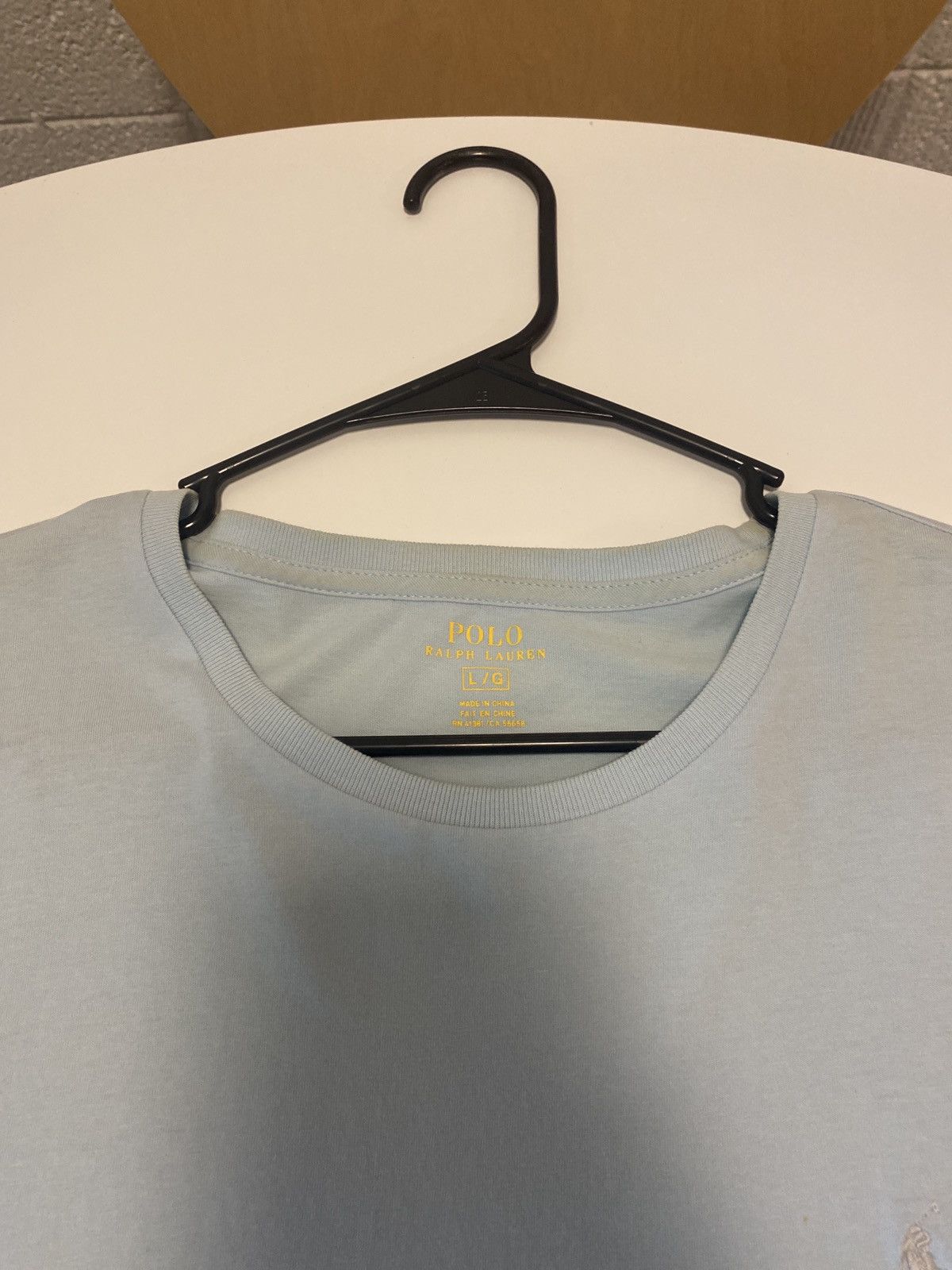 Polo Ralph Lauren × Vintage Polo Ralph Lauren Size L Turquoise Men’s t-shirt (rare) Size US L / EU 52-54 / 3 - 4 Thumbnail