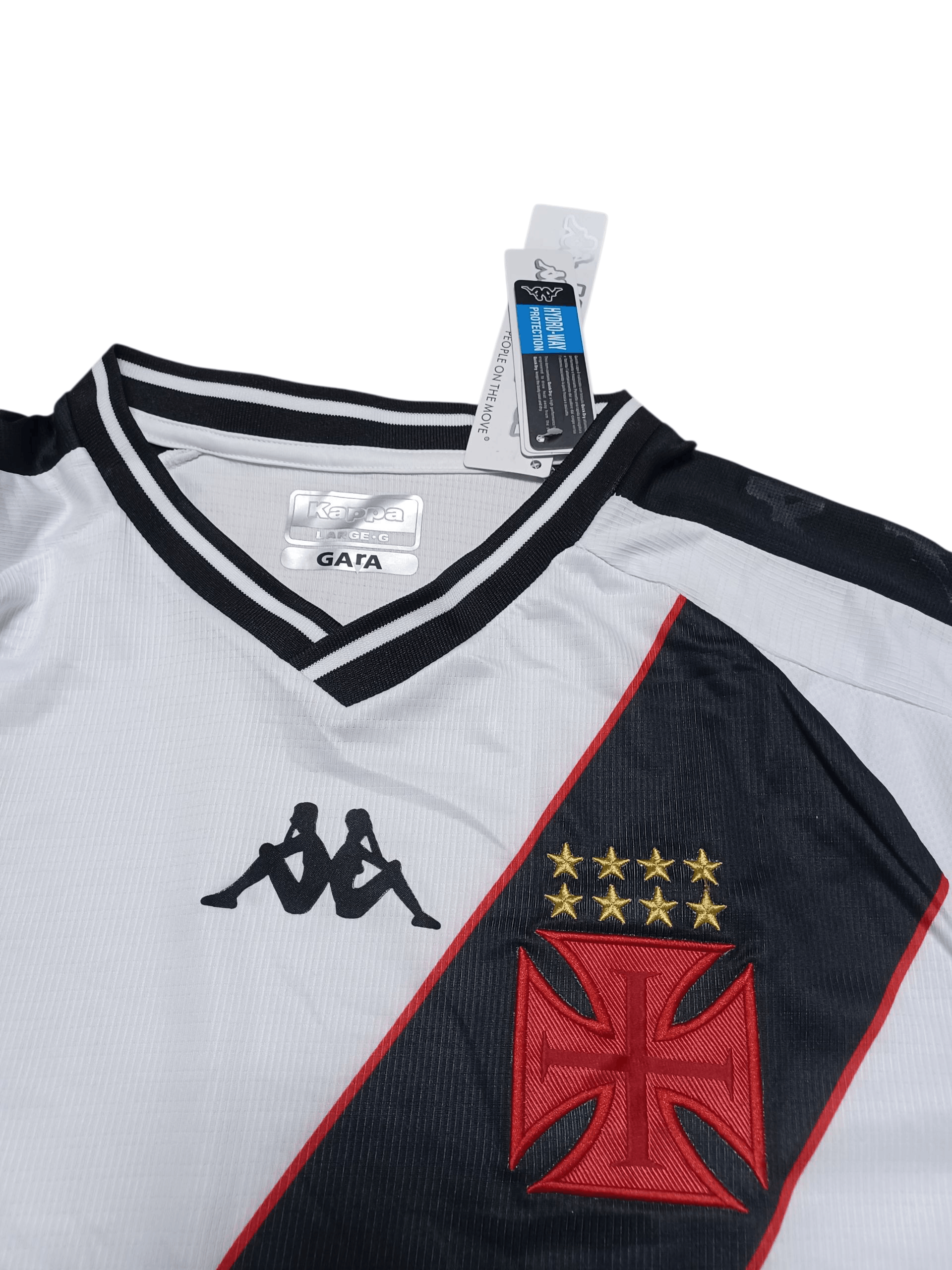 Kappa VASCO DA GAMA BRASIL KAPPA NEW SOCCER JERSEY Size US L / EU 52-54 / 3 - 4 Thumbnail