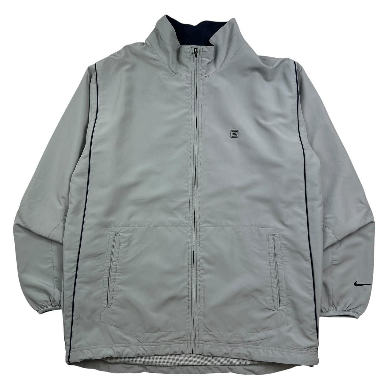 Nike Vintage 2000s Nike Shox Zip Up Track Jacket Grey - Large Size US L / EU 52-54 / 3 - 1 Thumbnail