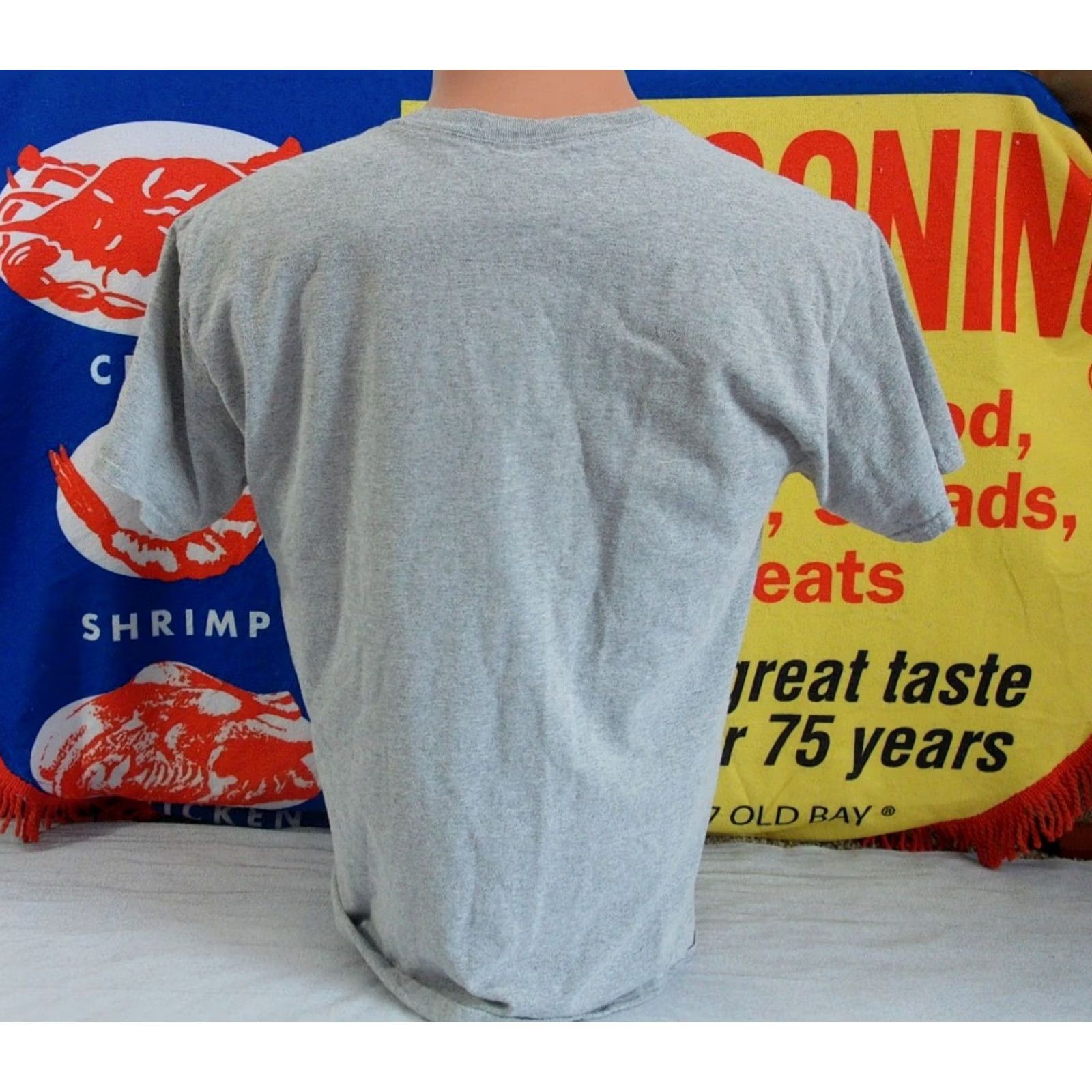 Gildan VTG RUDOLPH FOODS Shirt Lrg logo Pork Rinds Cracklings est 1955 LIMA OHIO Men's Size US L / EU 52-54 / 3 - 4 Thumbnail