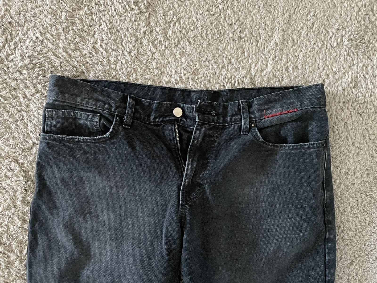 MOOJIMOOJIUS CLASSIC 5 POCKET BOOT LEG DENIM AGED BLACK Size US 31 - 2 Thumbnail