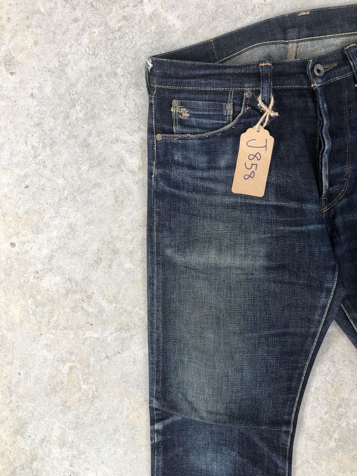 TOYS McCOY Toys Maccoy x Take Five Selvedge Denim Distressed Jeans Size US 31 - 4 Thumbnail