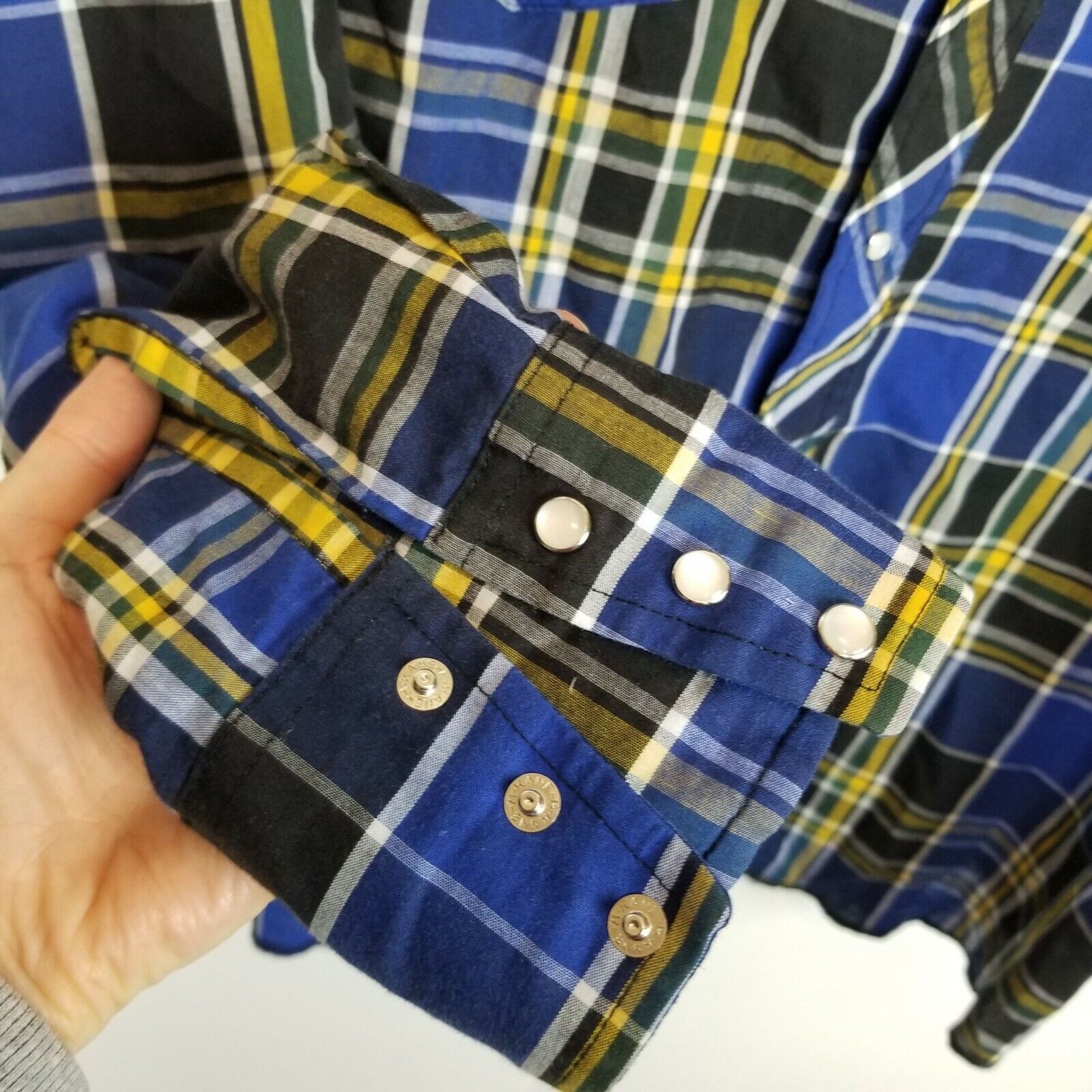 Wrangler Vintage Wrangler Mens Plaid Western Shirt Sz XXL Cowboy Size US XXL / EU 58 / 5 - 4 Thumbnail