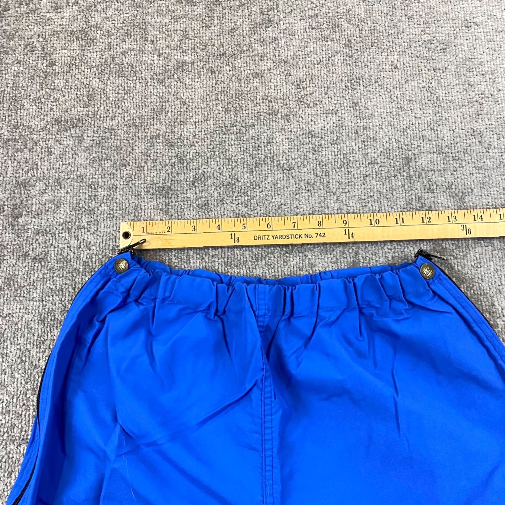 Vintage VINTAGE LL Bean Hiking Pants Womens Medium Blue Full Side Zip 100% Nylon Unlined USA Size 32" / US 10 / IT 46 - 3 Thumbnail