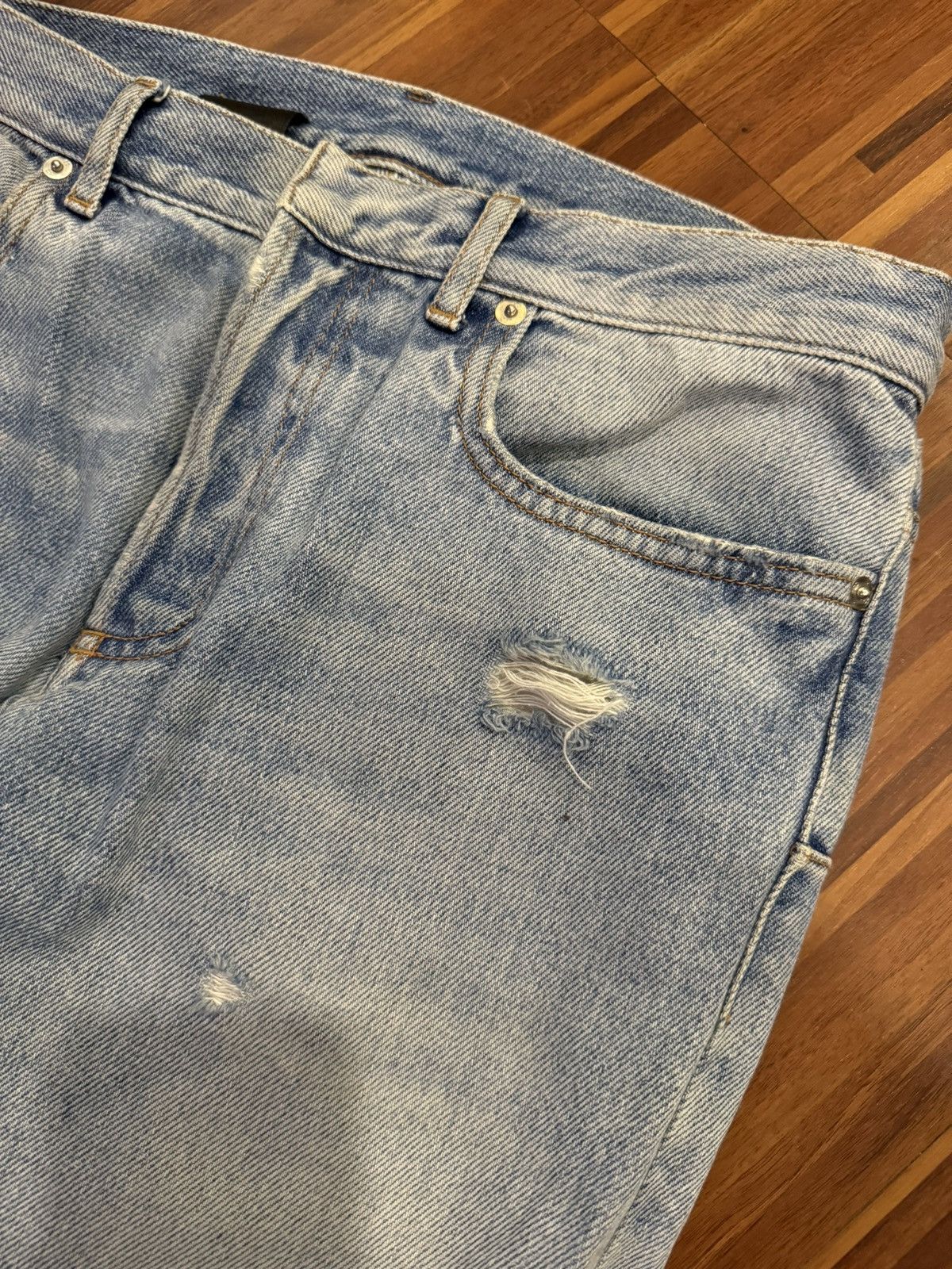 Dior Dior Homme AW18 Destroy Denim Pants Size US 30 / EU 46 - 6 Thumbnail