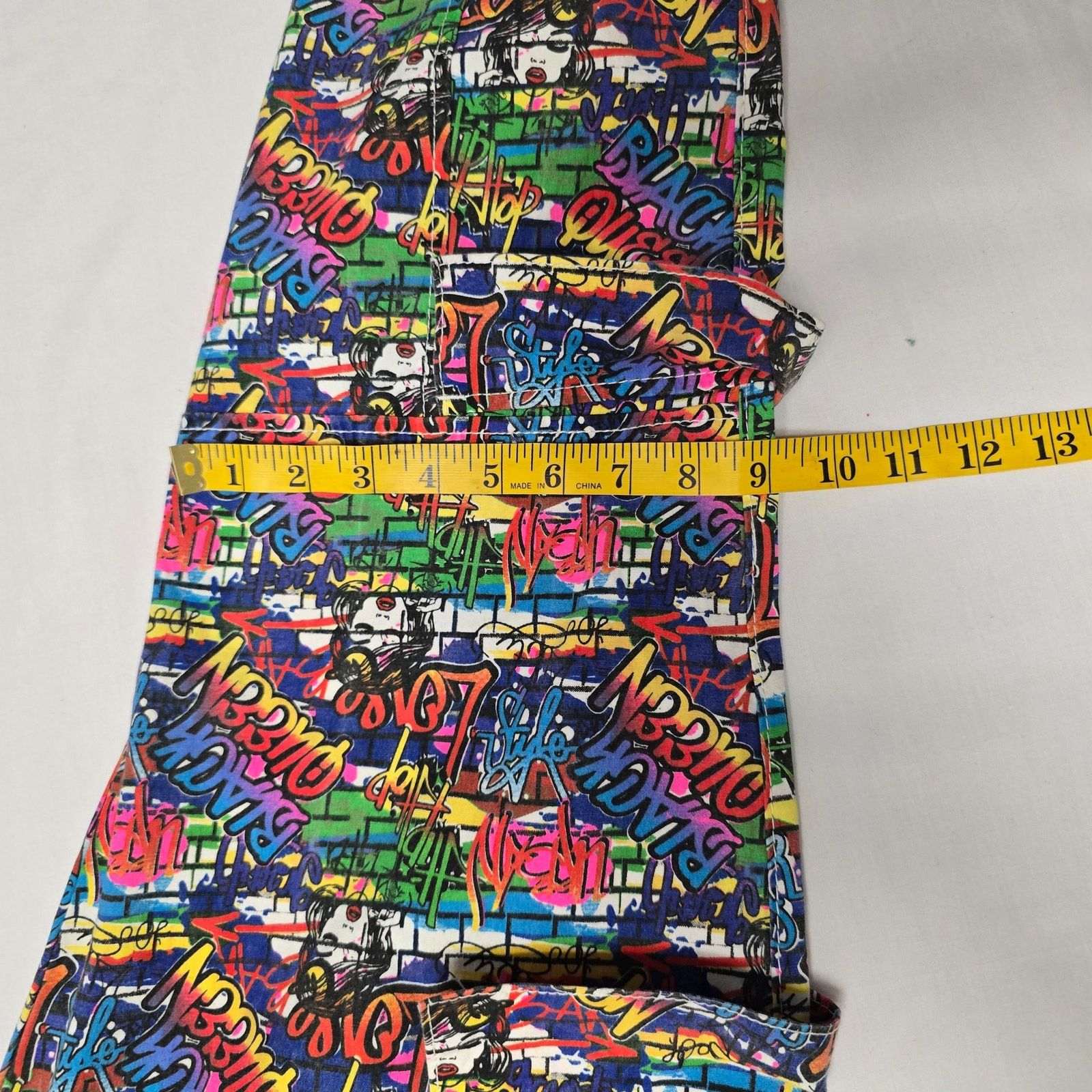 Loveless LoveLove Graffiti Print Jogger Pants 3X Colorful Streetwear Size 38" / US 16 / IT 52 - 18 Thumbnail
