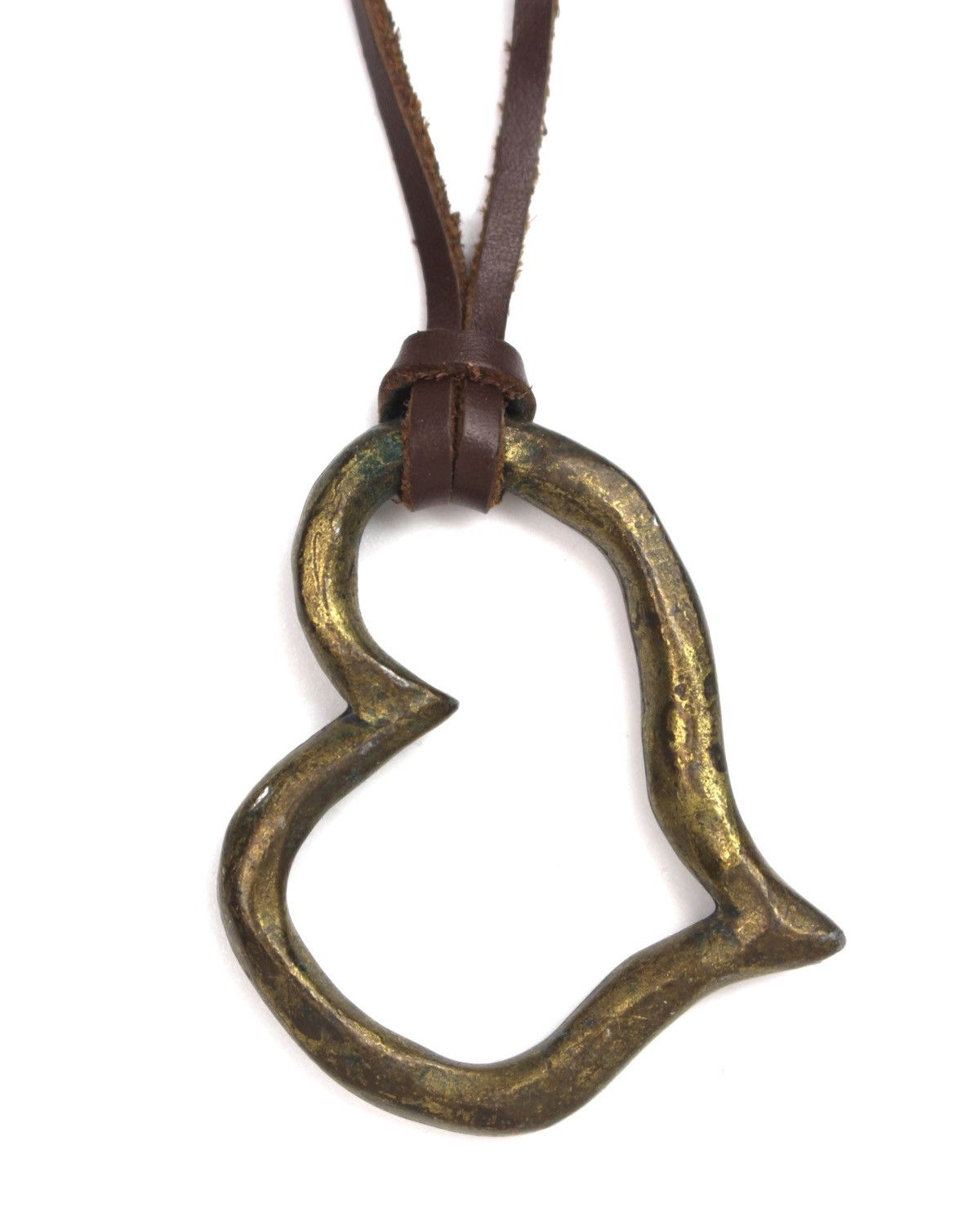 Hysteric Glamour 2000S JAPANESE RUSTY HAND-FORGED OPEN HEART NECKLACE Size ONE SIZE - 2 Thumbnail