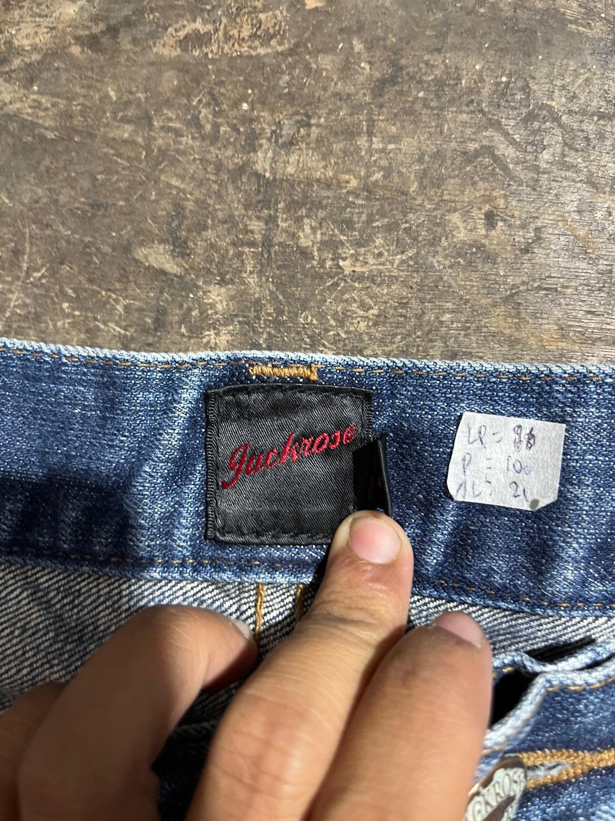 Japanese Brand Denim distressed jackrose vintage Size US 27 - 6 Thumbnail