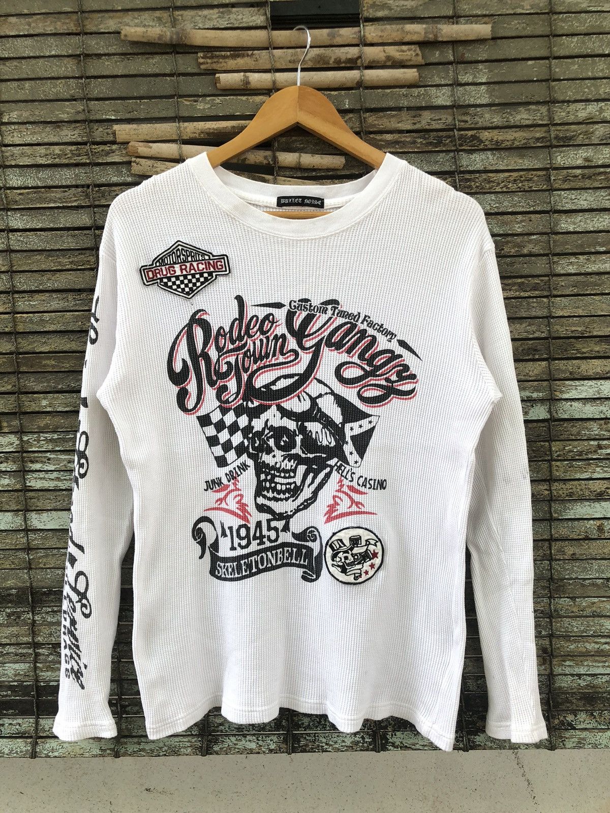 If Six Was Nine Vintage RARE Bullet Noise X BonneVille Riders Longsleeve Tee Size US M / EU 48-50 / 2 - 10 Thumbnail