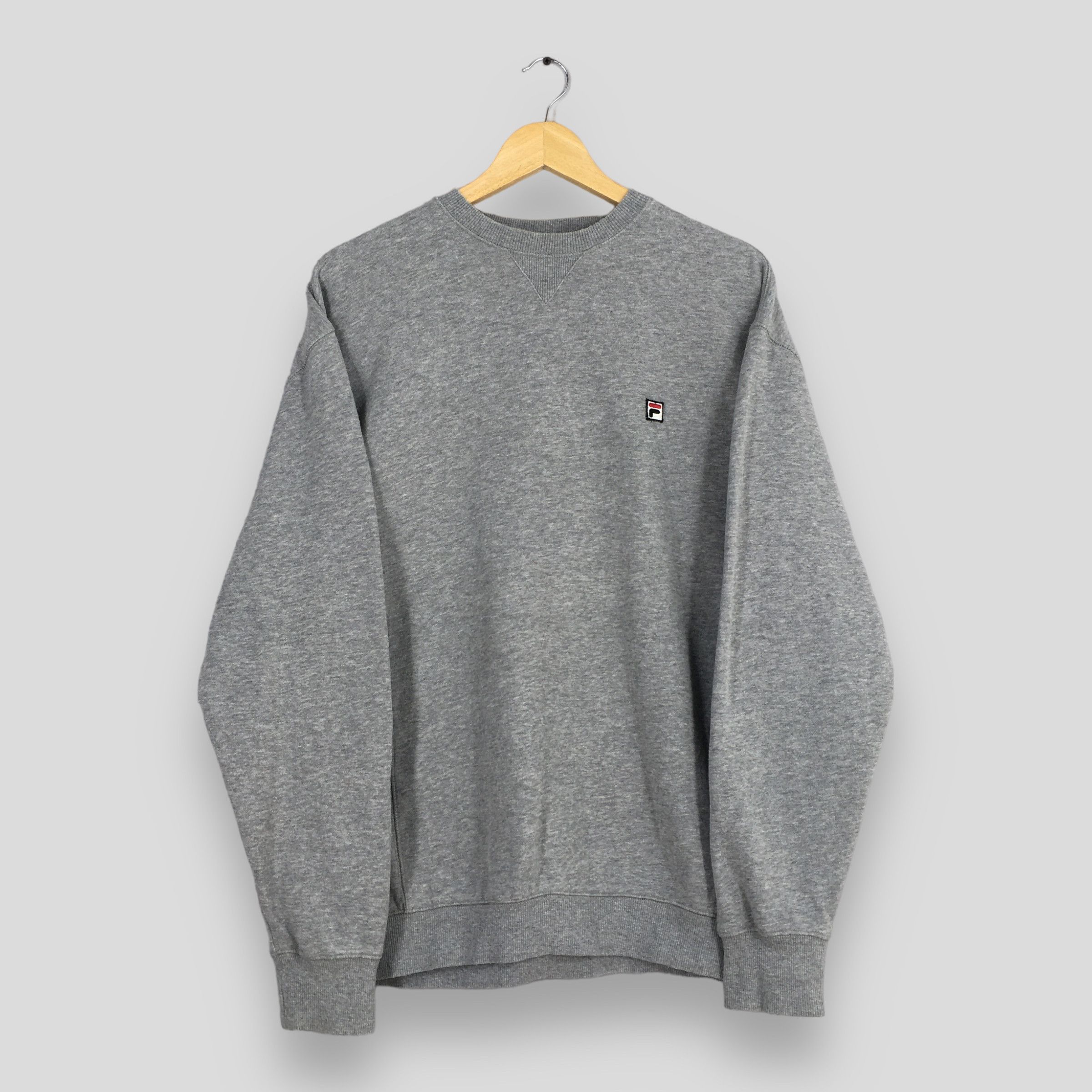 Fila × Vintage Vintage 90's Fila Italia Sports Gray Sweatshirt Medium Size US M / EU 48-50 / 2 - 1 Thumbnail