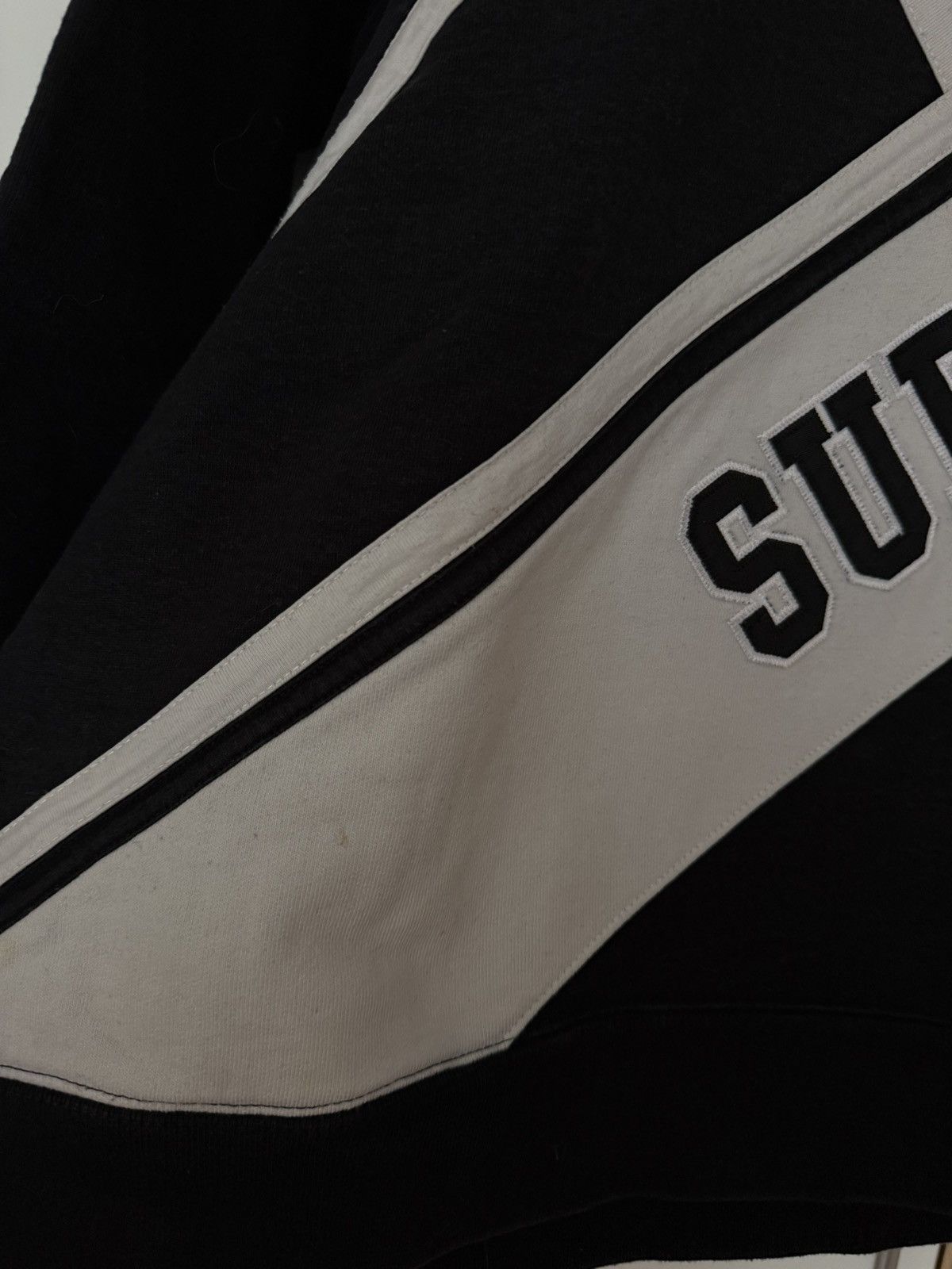 Supreme Supreme Diagonal Hoodie S/S 2018 Size US XL / EU 56 / 4 - 3 Thumbnail