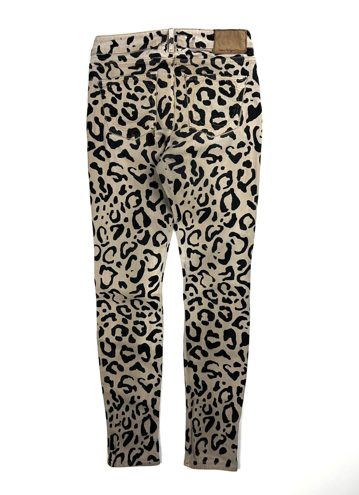 True Religion rare True Religion Leopard Jeans Skinny Made In USA Y2K Size 25" / US 0 / IT 36 - 3 Thumbnail