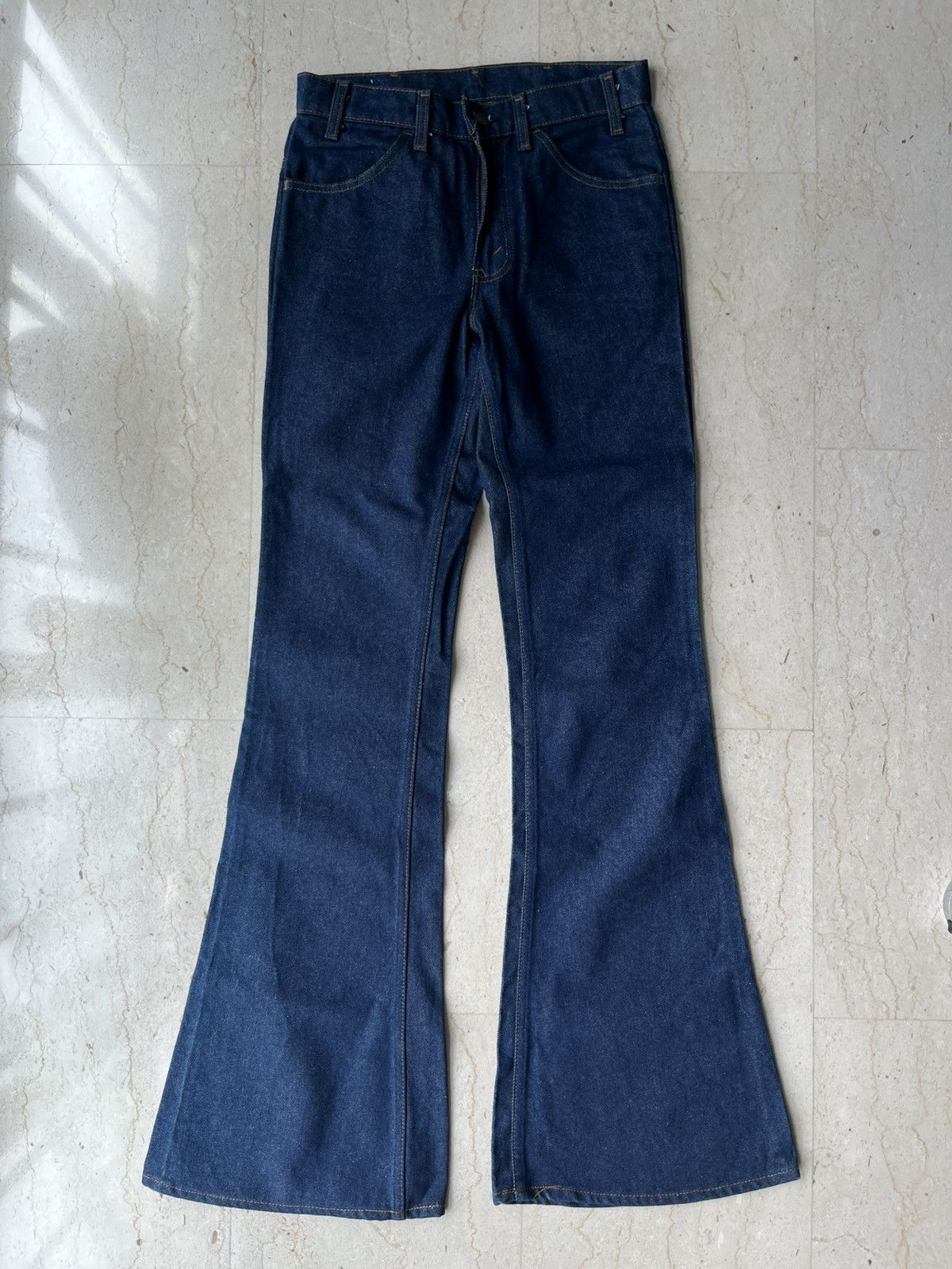 Levi's Deadstock Vintage 1970s Levis 684 Bellbottom Jeans Size US 29 - 1 Thumbnail