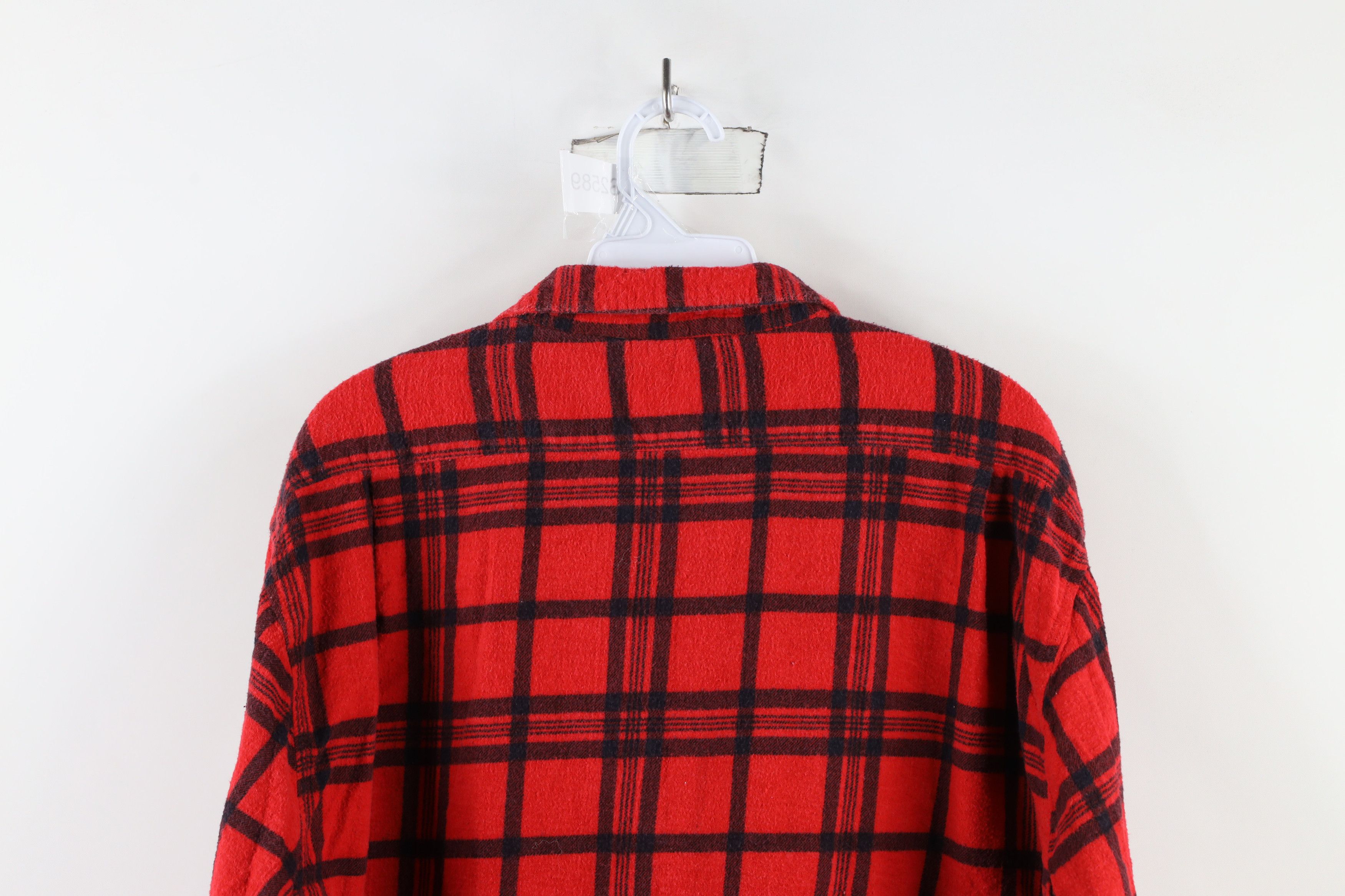 Vintage Vintage 90s Streetwear Collared Button Shirt Red Plaid Size US XL / EU 56 / 4 - 8 Thumbnail