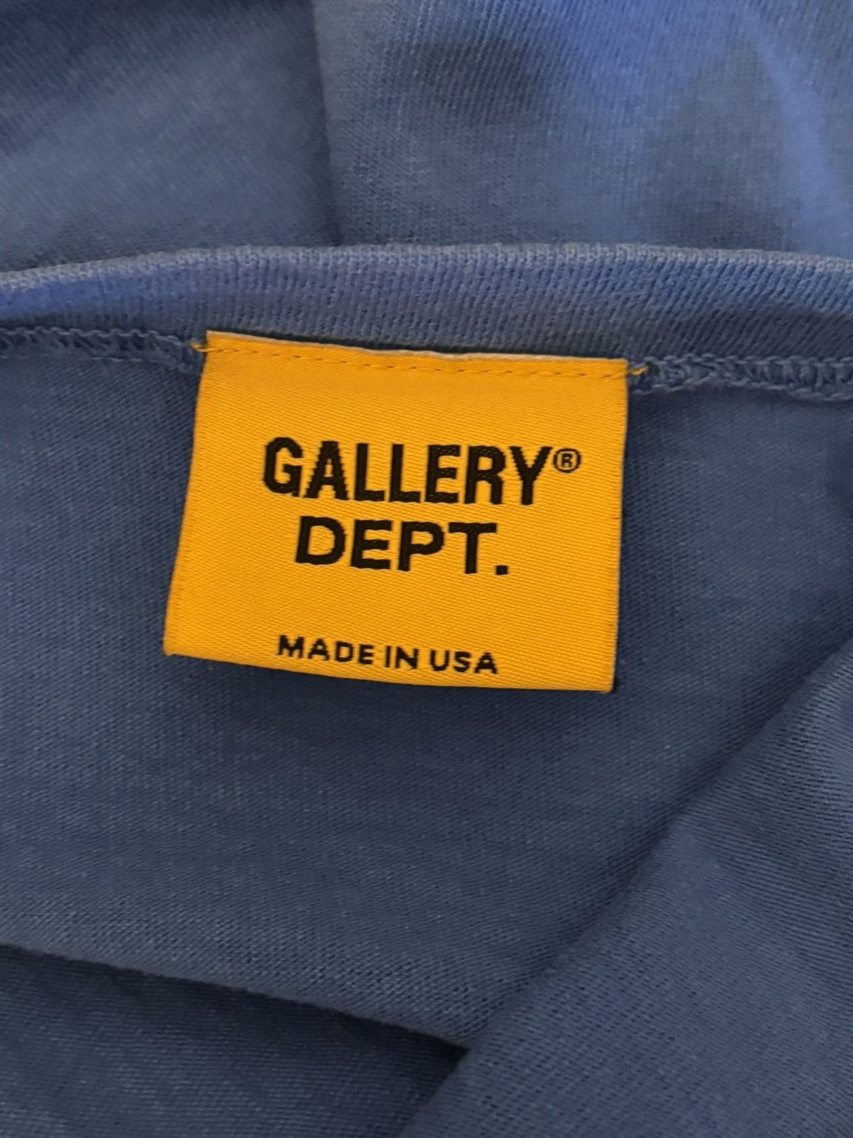 Gallery Dept. Gallery Dept Royal Blue logo tee Size US L / EU 52-54 / 3 - 4 Thumbnail