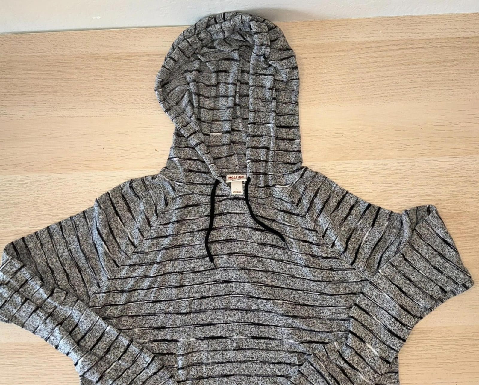 Mossimo Mossimo Women’s Zip-Up Hoodie Jacket – Size Large, Casual Size L / US 10 / IT 46 - 4 Thumbnail