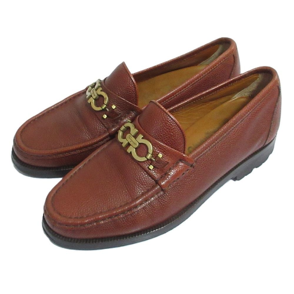 Salvatore Ferragamo Salvatore Ferragamo Salvatore Ferragamo Leather Loafers Leather Shoes DUTY FREE for USA Size ONE SIZE - 1 Thumbnail