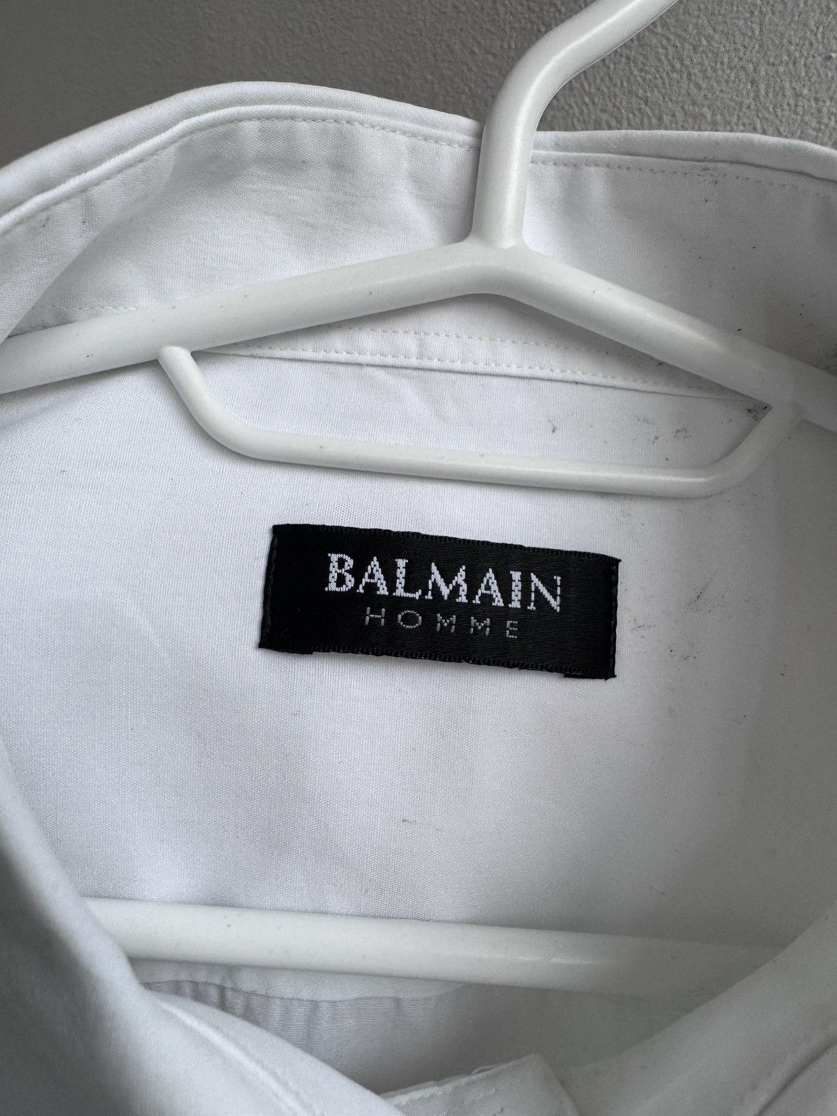 Balmain Balmain Paris Button Down Cotton Shirt Men’s Sz 16 / 41 Size US M / EU 48-50 / 2 - 7 Thumbnail
