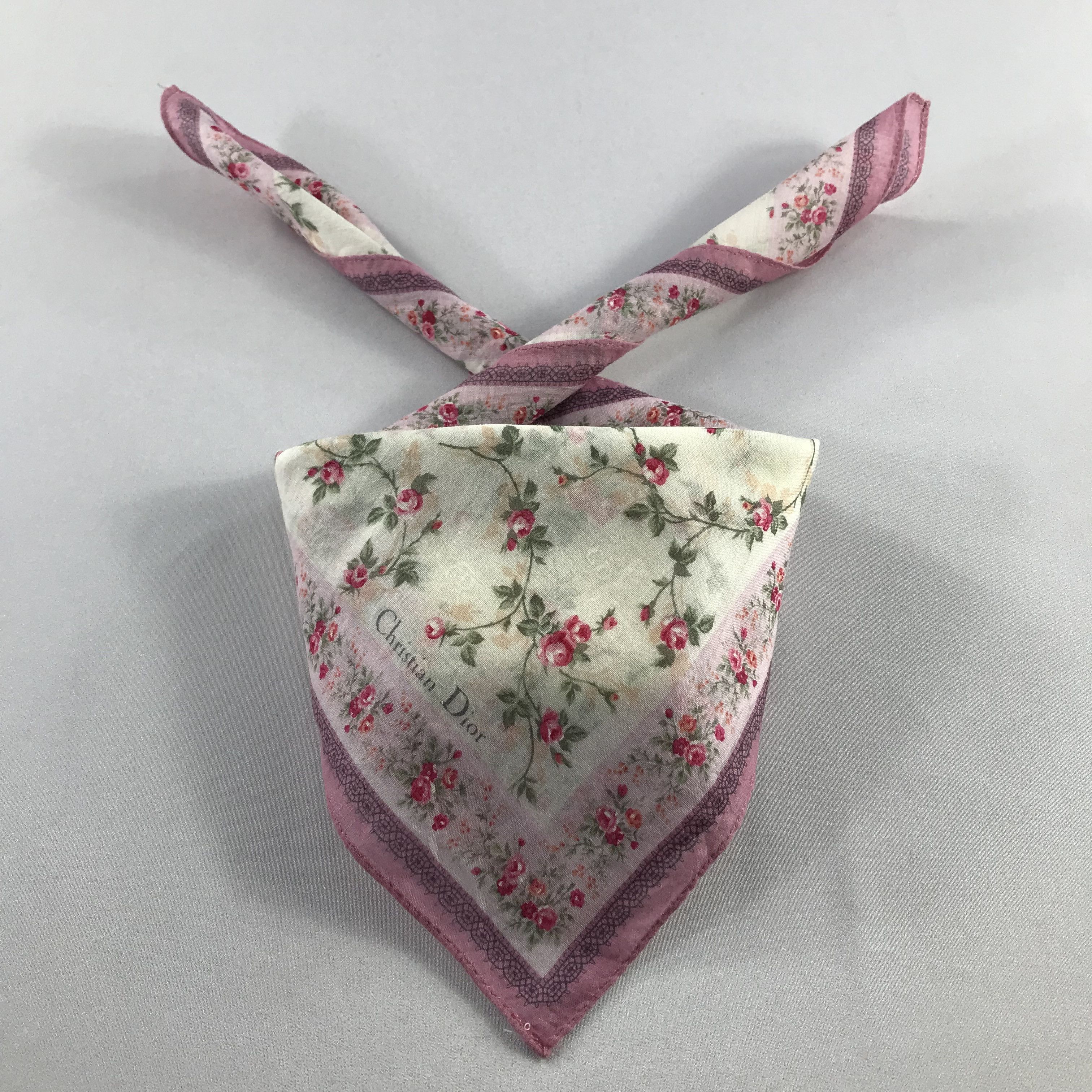 ChriSTIan Dior Handkerchief / Bandana / Neckerchief C588