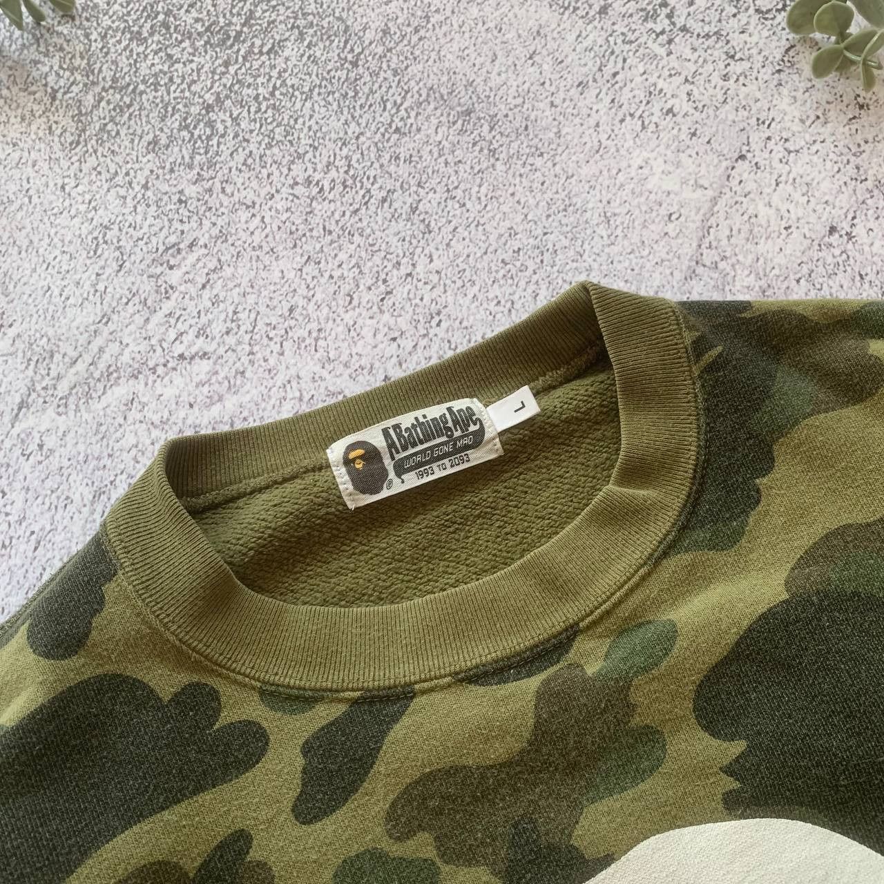 Bape A Bathing Ape Sweatshirt Long Sleeve Size US L / EU 52-54 / 3 - 12 Thumbnail