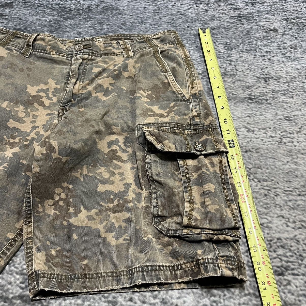 Route 66 Vintage Y2K Route 66 Camo Cargo Shorts Utility Baggy 32 Size US 32 / EU 48 - 8 Thumbnail