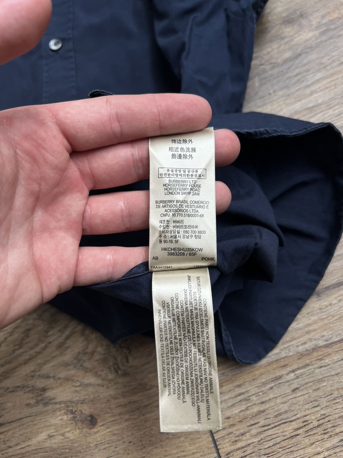 Burberry Classic Burberry Collared Dress Shirt Size US S / EU 44-46 / 1 - 9 Thumbnail