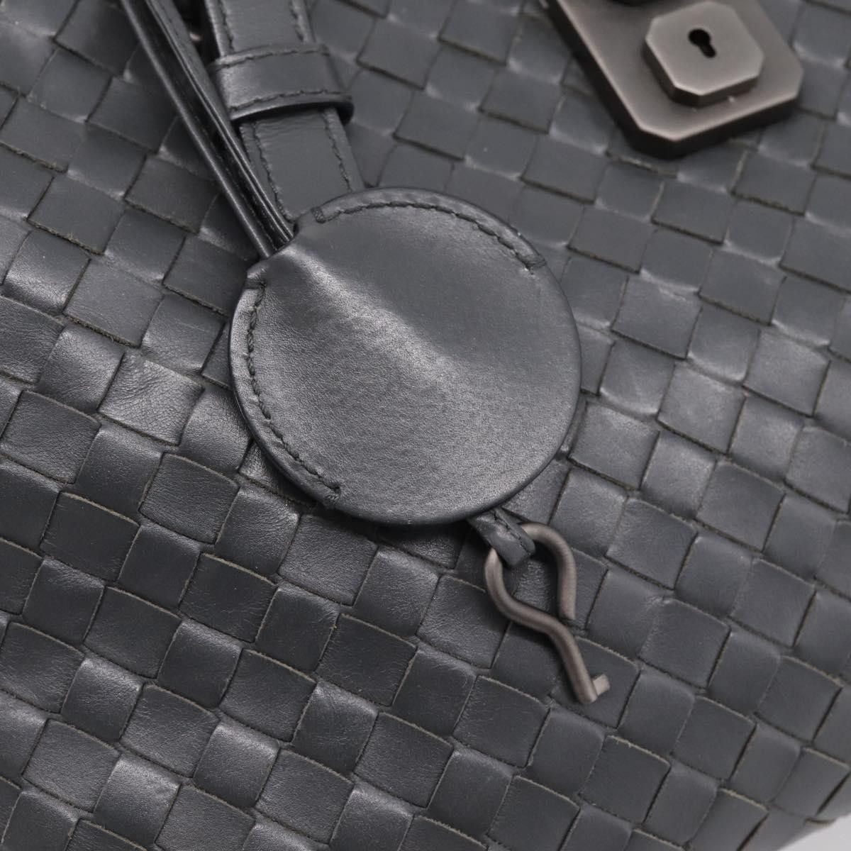 Bottega Veneta Bottega Veneta INTRECCIATO Hand Bag Leather Gray Auth Size ONE SIZE - 9 Thumbnail