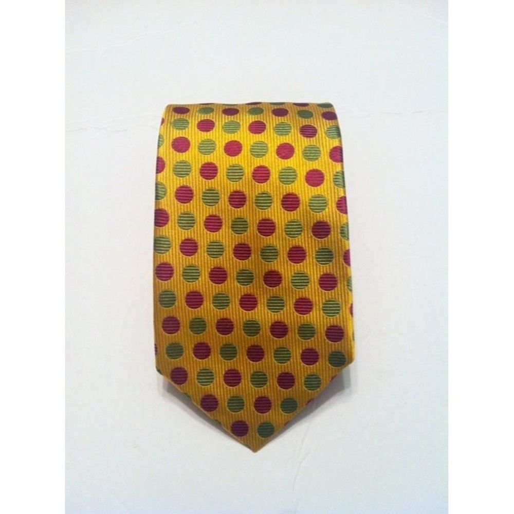 XMI Platinum XMI PLATINUM MEN'S NEW GOLD 100%SILK TIE WIDTH: 3 7/8" Size ONE SIZE - 1 Thumbnail
