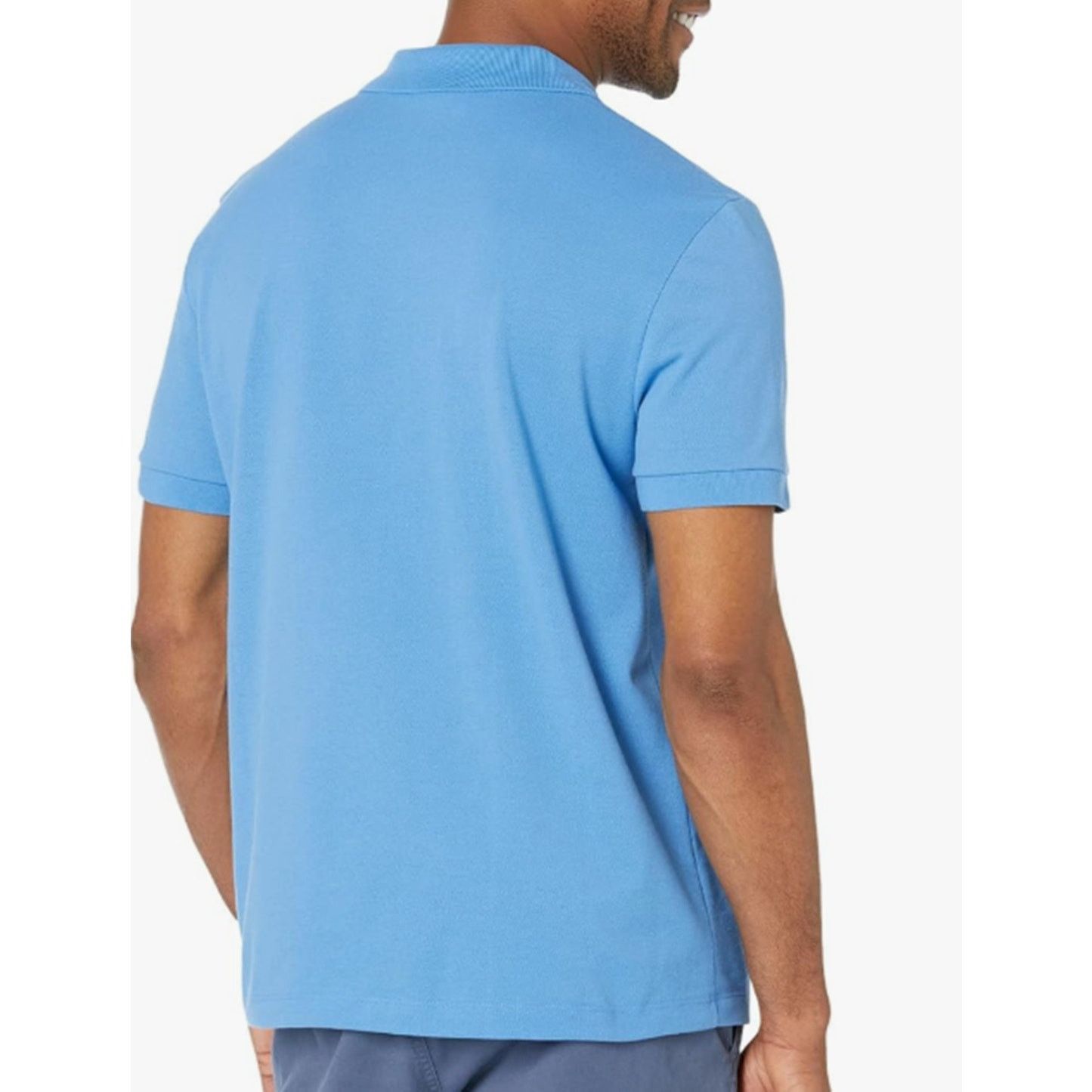 Lacoste Lacoste Men's Regular Fit Signature Cotton Pique Polo Blue S Size US S / EU 44-46 / 1 - 3 Thumbnail
