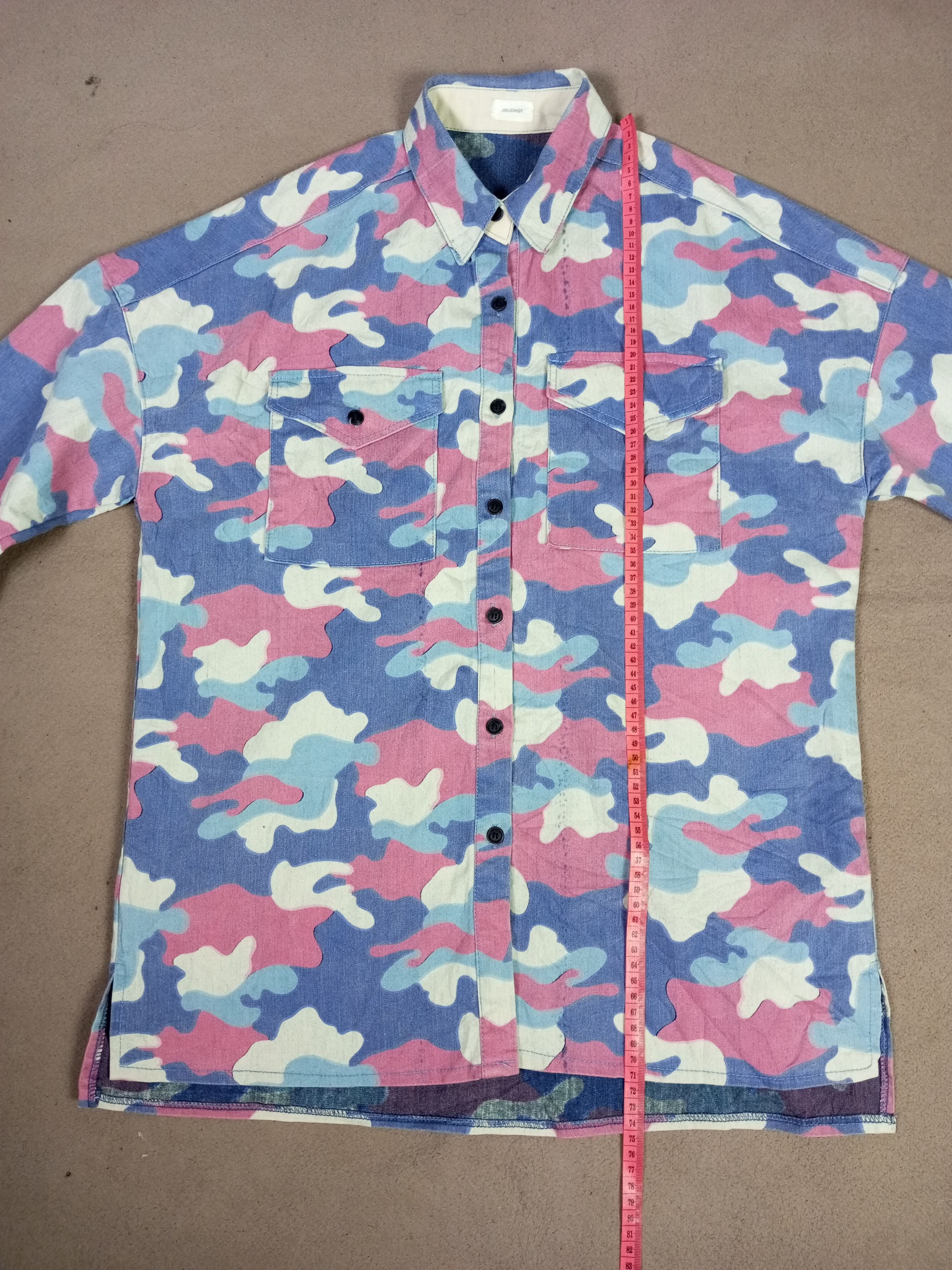 Japanese Brand Jolichiot multi colour camo street wear bape style Size US M / EU 48-50 / 2 - 18 Thumbnail