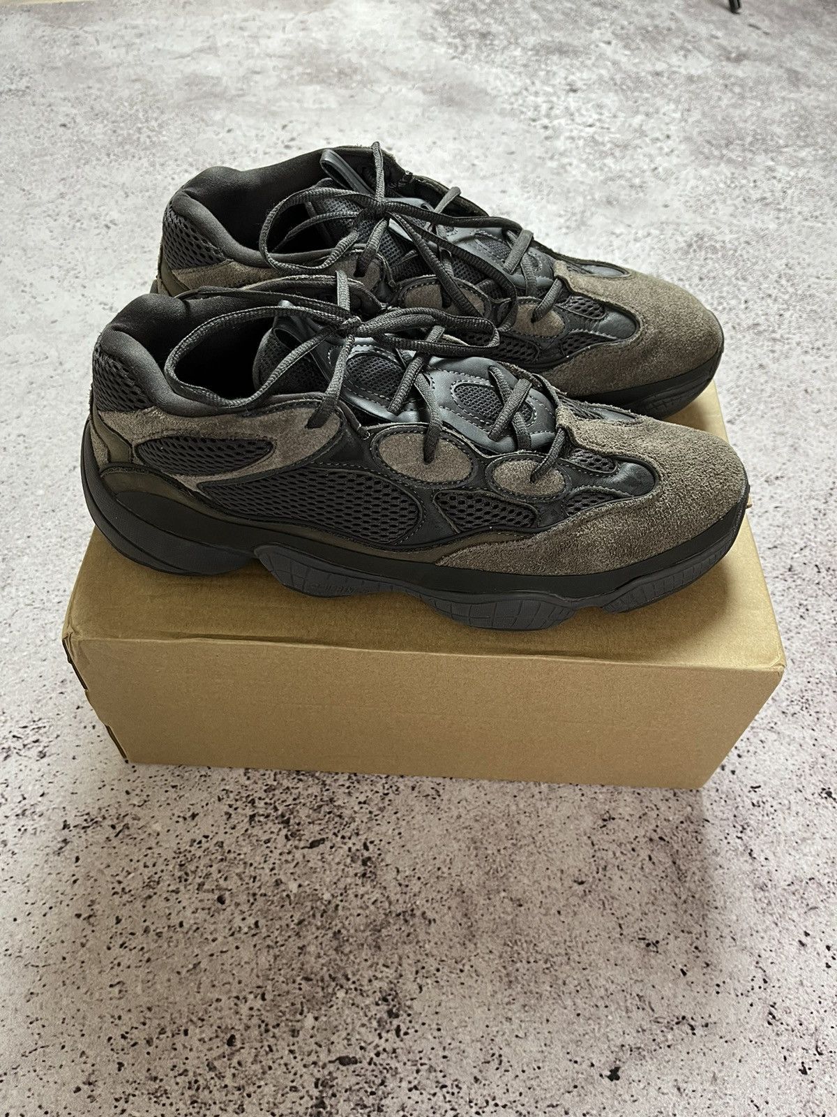 Adidas × Kanye West Adidas Yeezy 500 Utility Black Size US 13 / EU 46 - 4 Thumbnail