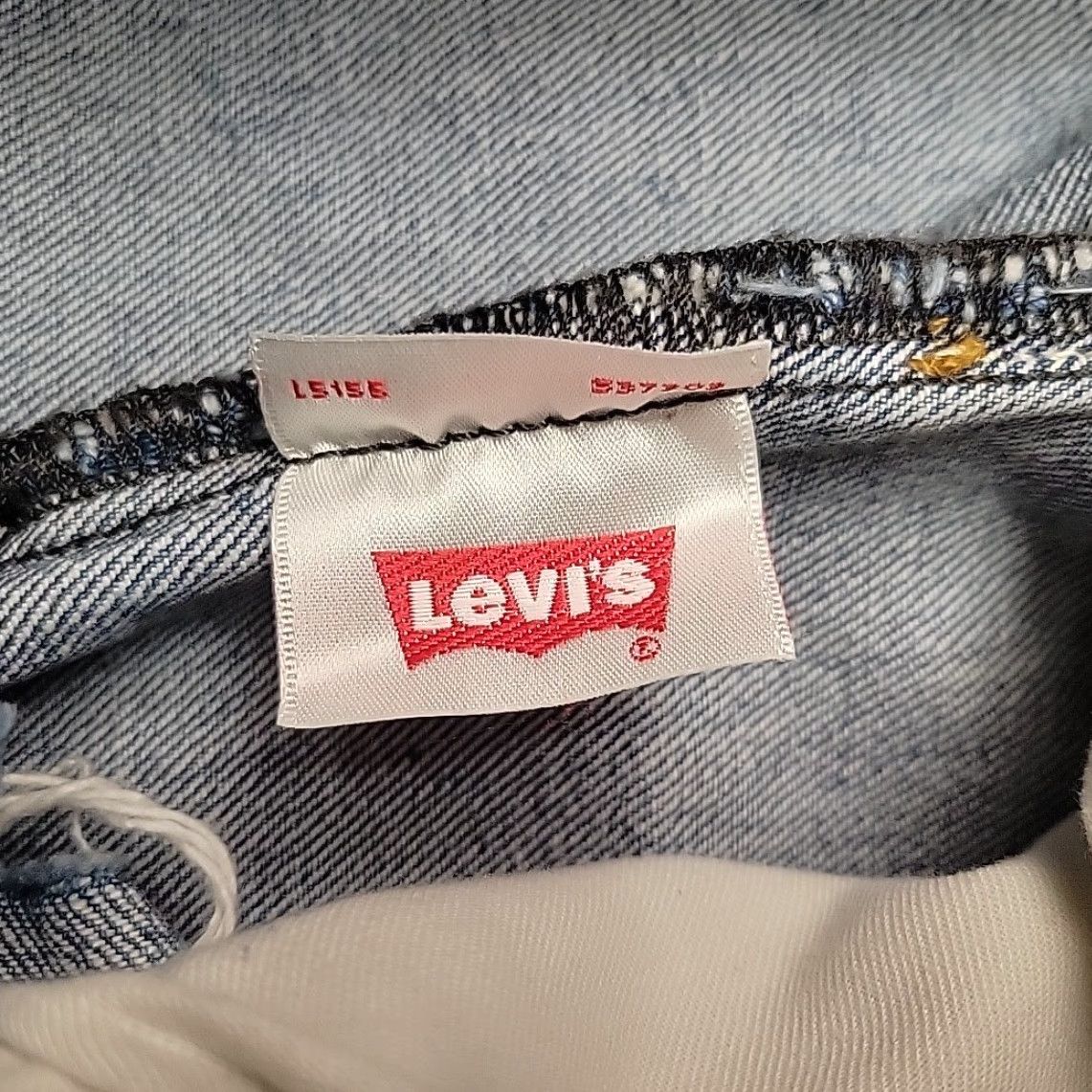Levi's VTG Levis 501 Jorts 32x Faded Blue Denim Booty Biker Short Shorts Daisy Duke Denim Cotton Jeans Women 32 Size 24" / US 00 / IT 34 - 4 Thumbnail