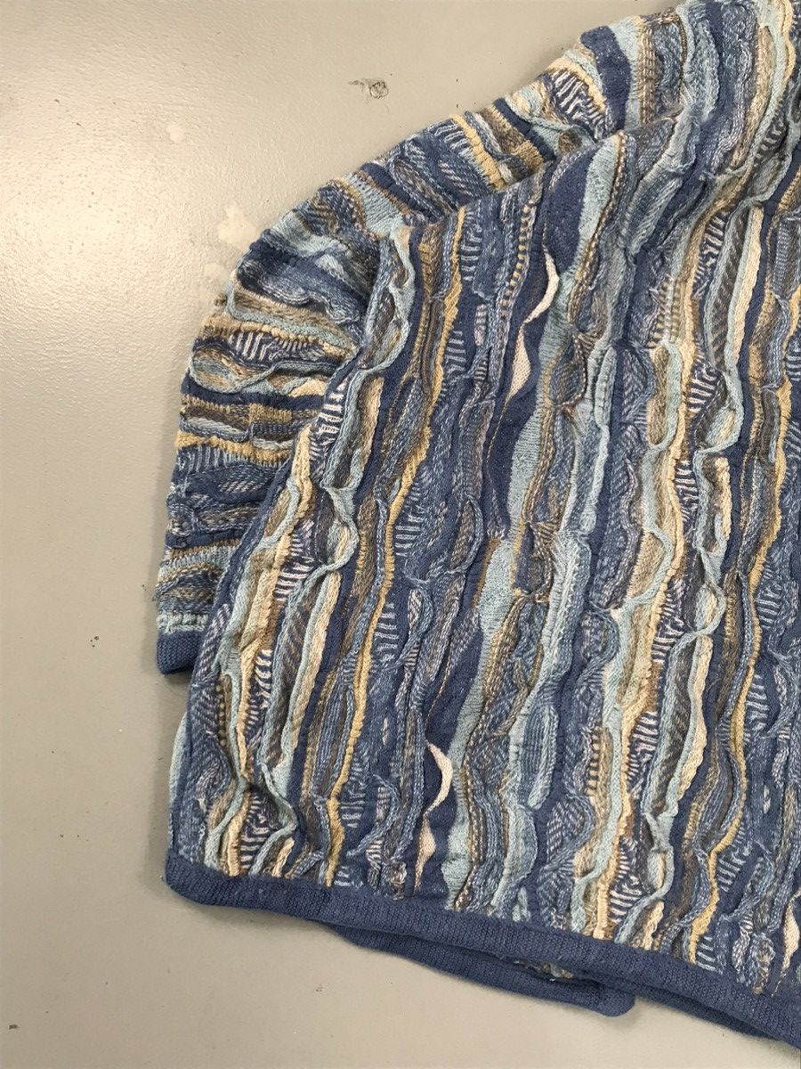 Designer × Vintage Vintage emaroo 3D knitting cardigan Size US M / EU 48-50 / 2 - 8 Thumbnail