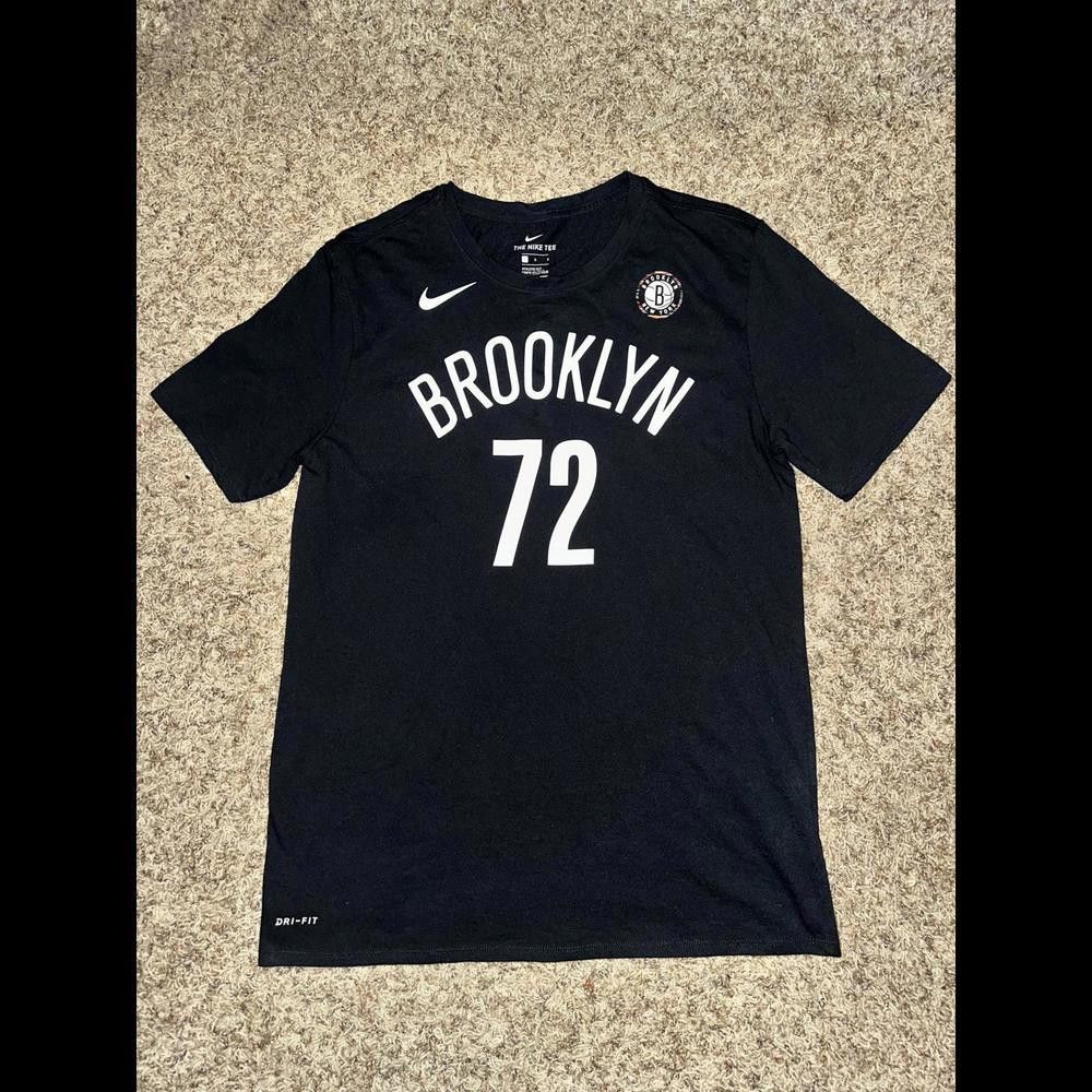 Nike Nike Men's NBA Brooklyn Nets City Edition Notorious B.I.G. Biggie Smalls T-shirt Size US L / EU 52-54 / 3 - 1 Thumbnail