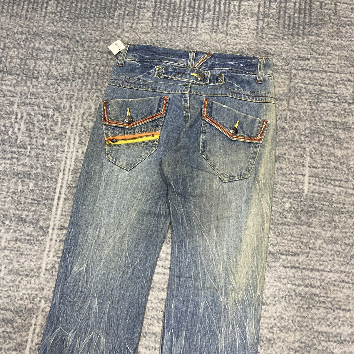 Beauty Beast × If Six Was Nine × Japanese Brand Sick☠️ Diamond Honey Acid Washed Jeans Punk 90s Size US 30 / EU 46 - 9 Thumbnail