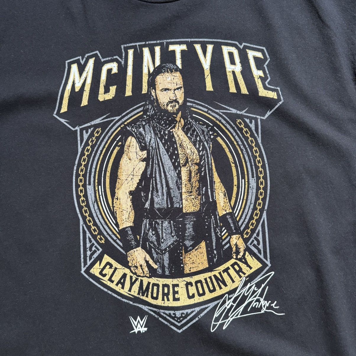 WWE WWE Drew McIntyre Claymore Country Tee Size US XL / EU 56 / 4 - 4 Thumbnail