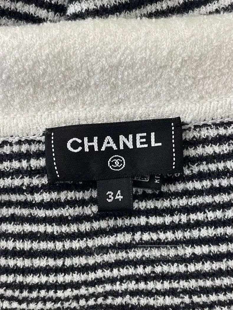Chanel Chanel 23C black and white striped dress Size XXS / US 00 / IT 34 - 4 Thumbnail