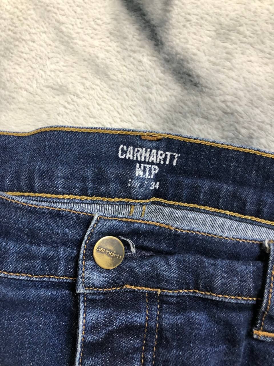 Carhartt Carhartt Distressed Jeans Blue Size US 38 / EU 54 - 2 Thumbnail
