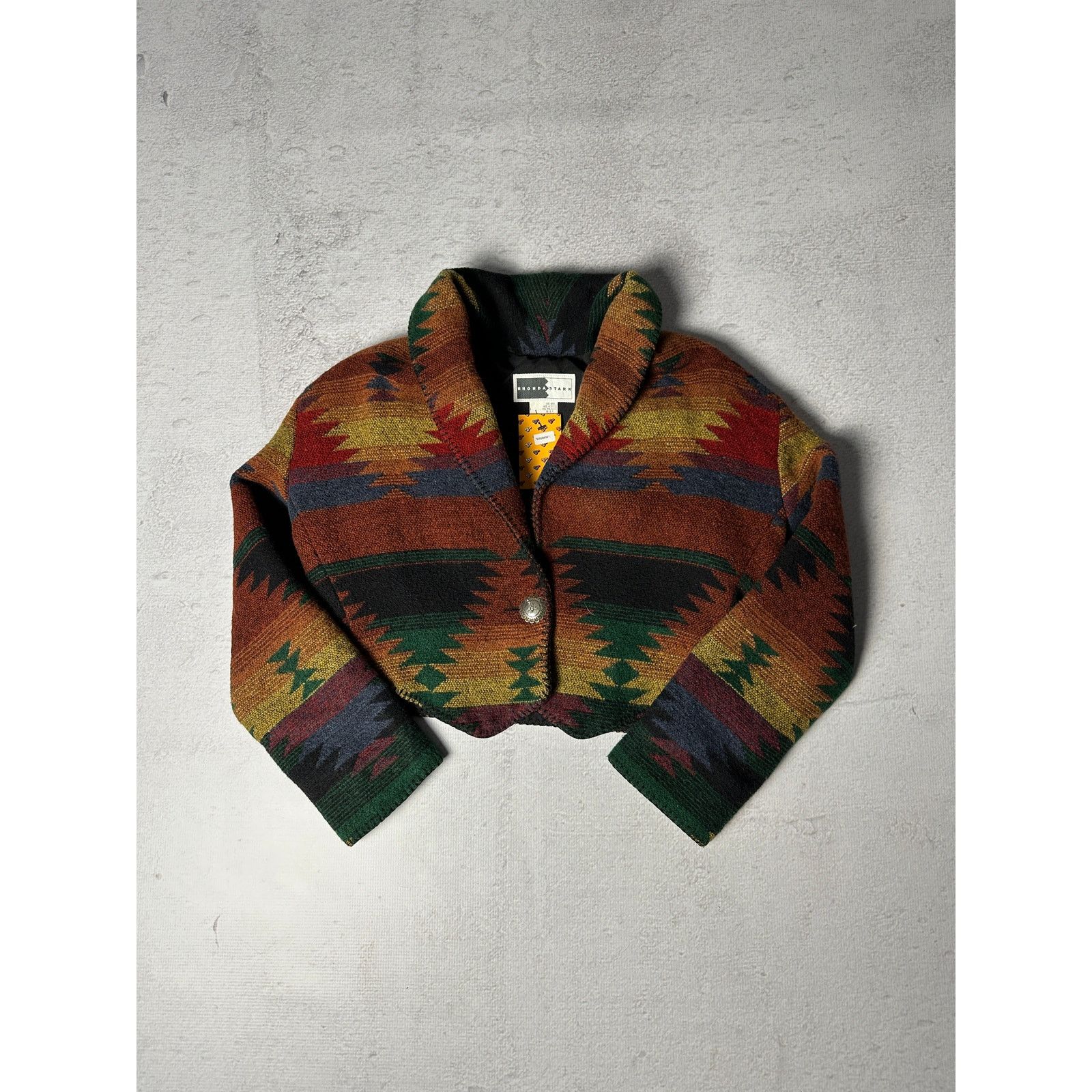 Vintage Western Cropped Blazer - Women's Large