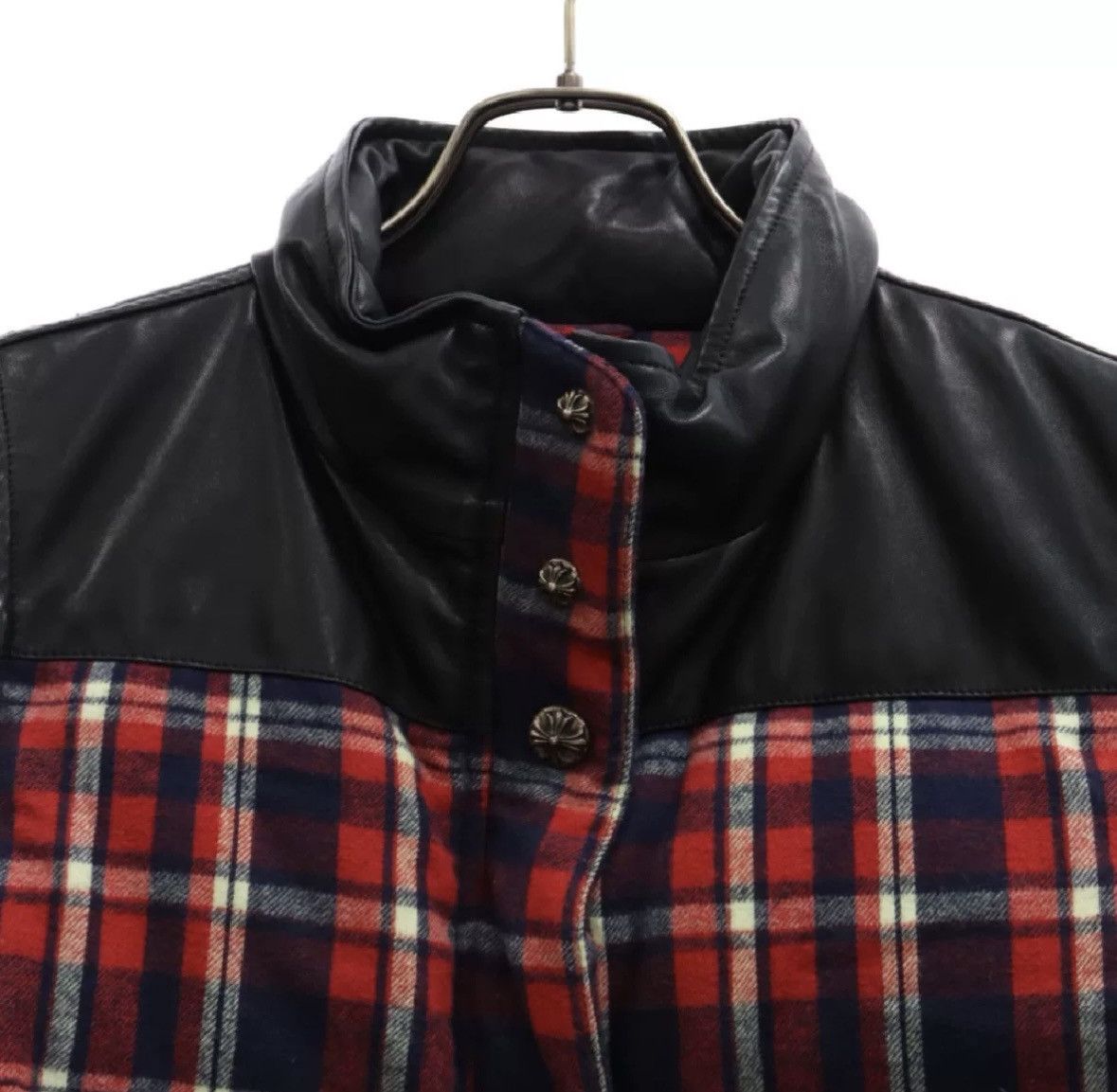 Chrome Hearts Chrome hearts red and black checked cotton-padded vest Size US M / EU 48-50 / 2 - 4 Thumbnail
