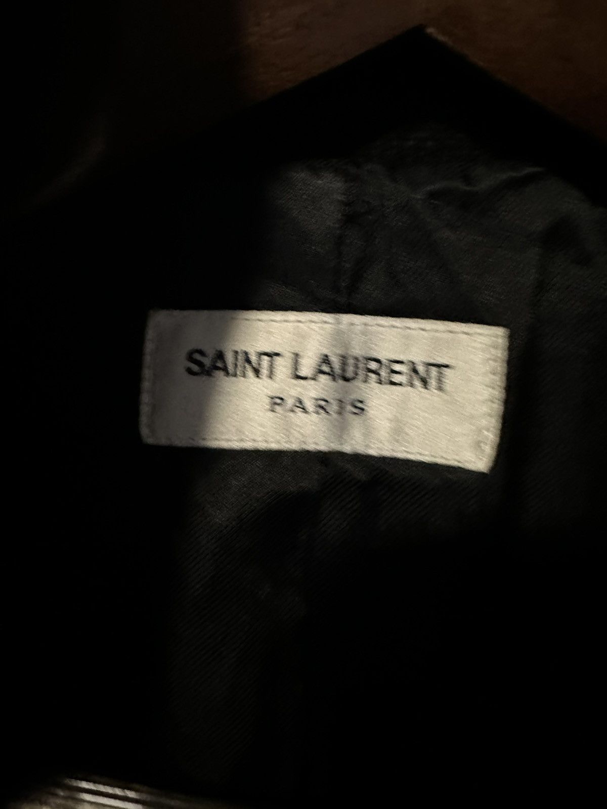 Saint Laurent Paris Saint Laurent Paris Teddy Jacket (Cropped Varsity) – Size 46 Size US S / EU 44-46 / 1 - 4 Thumbnail