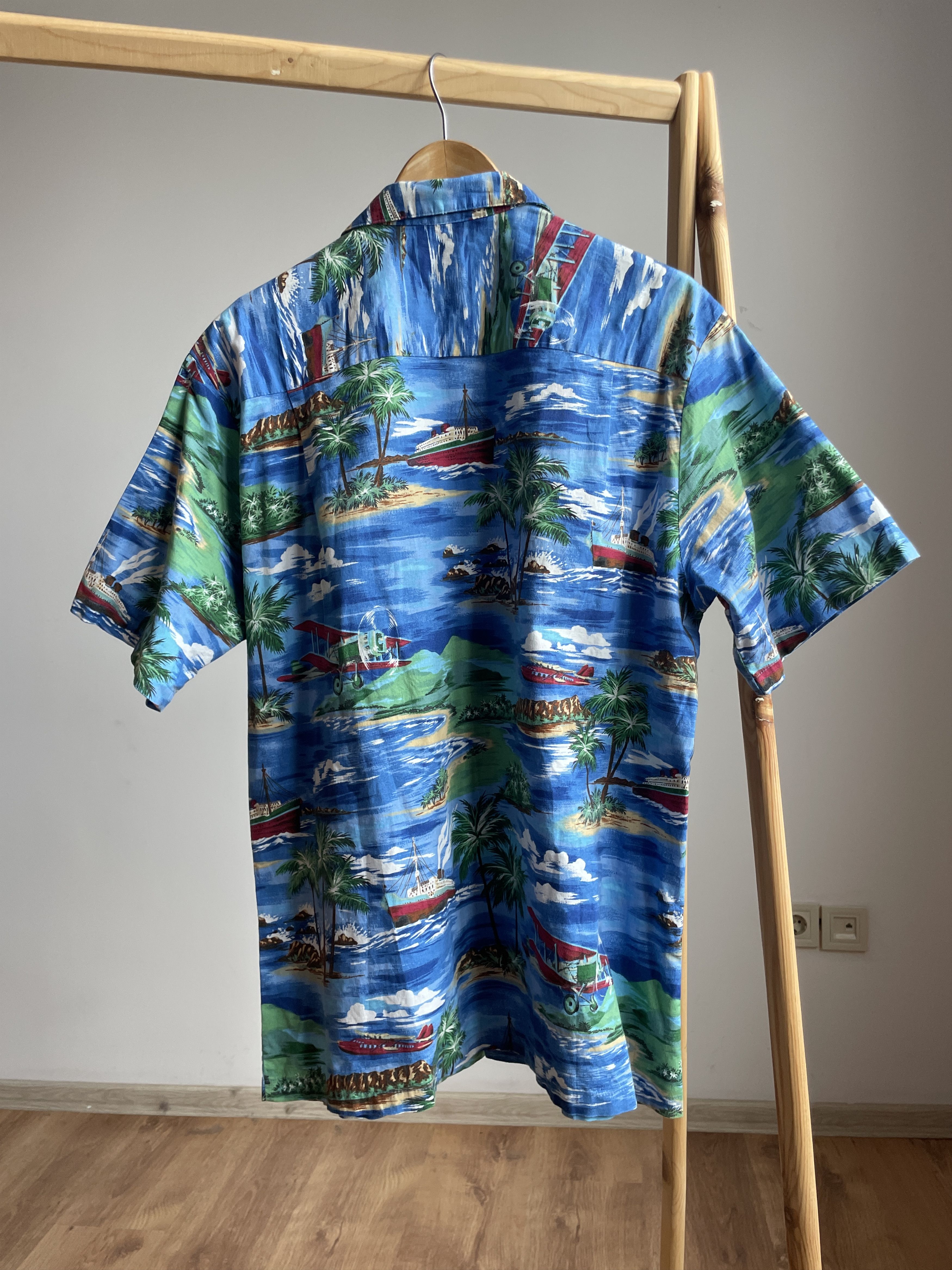 Vintage Ky's International Fashion Vintage 90's USA Hawaiian Shirt Size US XL / EU 56 / 4 - 2 Thumbnail