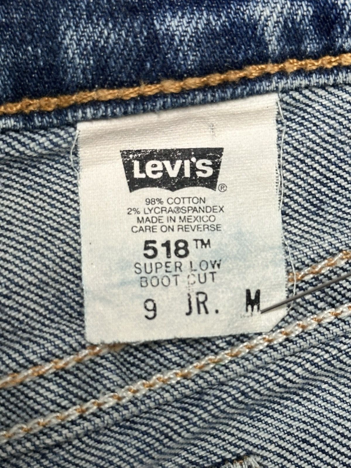 Levi's Vintage Levi’s 518 Super Low BootCut Jeans With Faded Wash Size US 31 - 12 Thumbnail