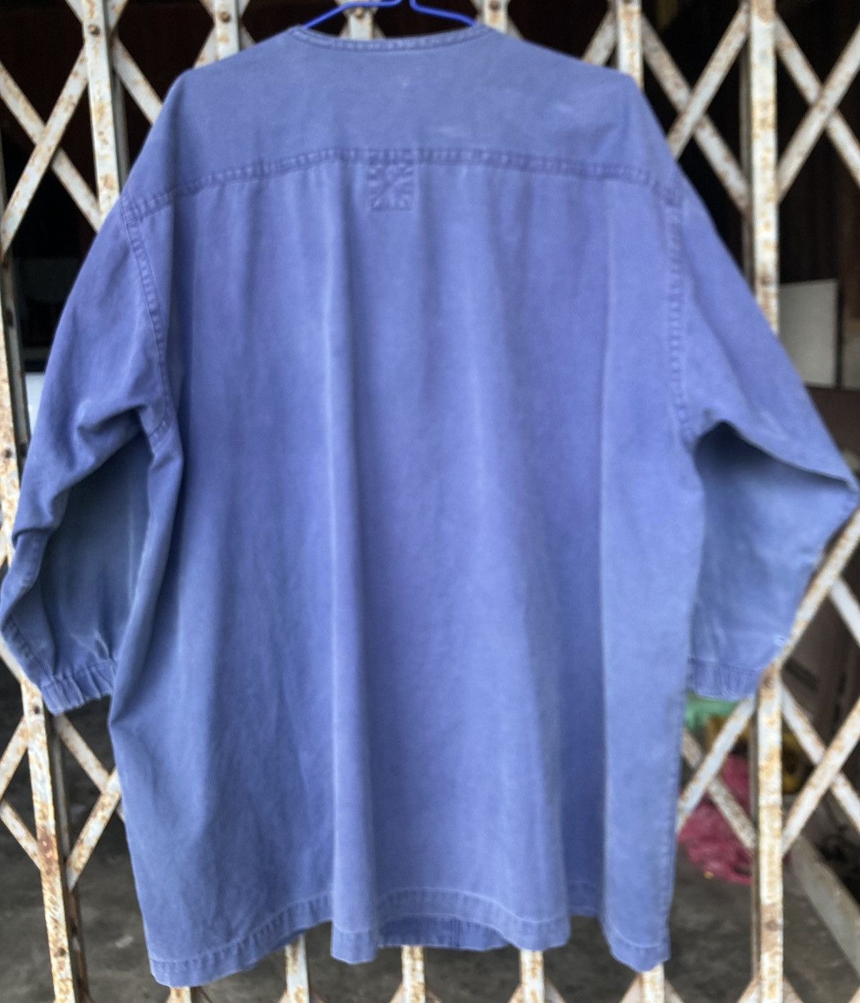 Indigo × Issey Miyake × Vintage Vintage Indigo Parka Bottom Up 80s Size US L / EU 52-54 / 3 - 2 Thumbnail